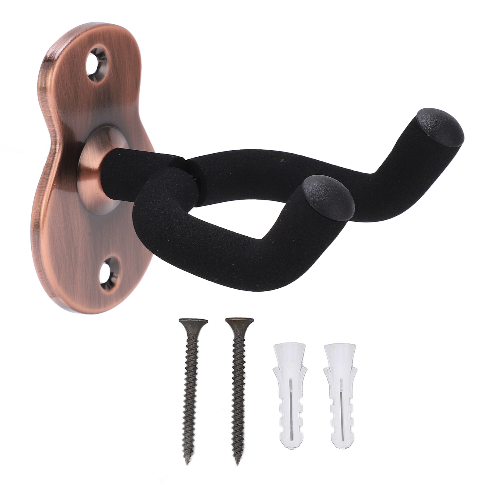 Gitarrenwandhalterung, Universeller Metallhaken Für Ukulele Und Violine, Studio, Roségoldene Ausführung
