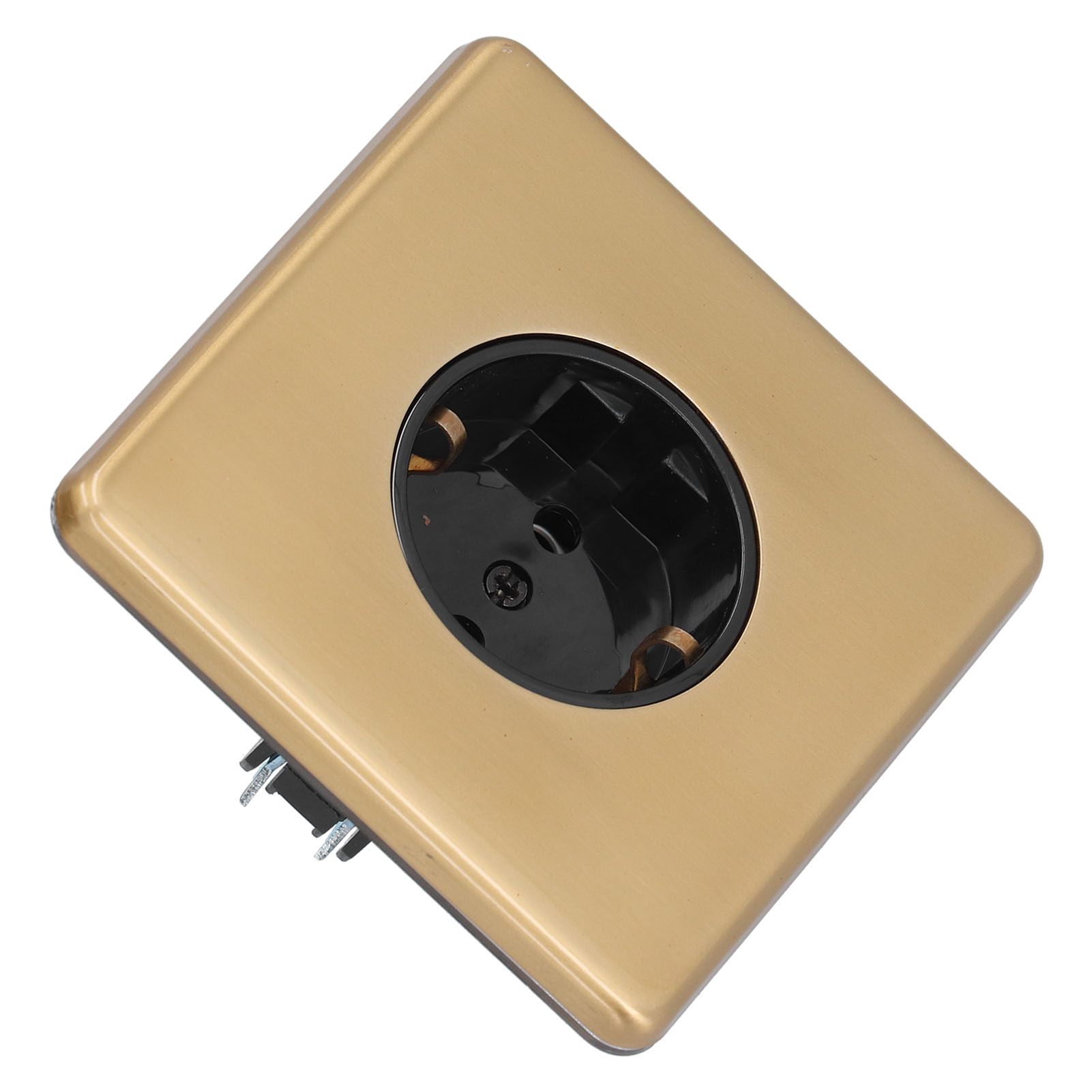 Wandsteckdose Aus Edelstahl, Deutsche Norm, 16 A, 250 V, Netzteilzubehör
