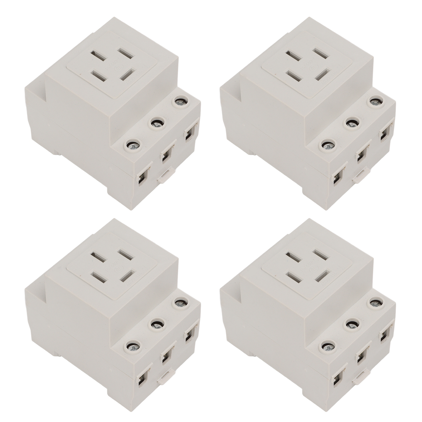 Feuerfester Stecker Mit Zeitschaltuhr, Hohe Überlastfähigkeit, Einfache Installation, 440vac 30-416 Steckdose (4er-pack)