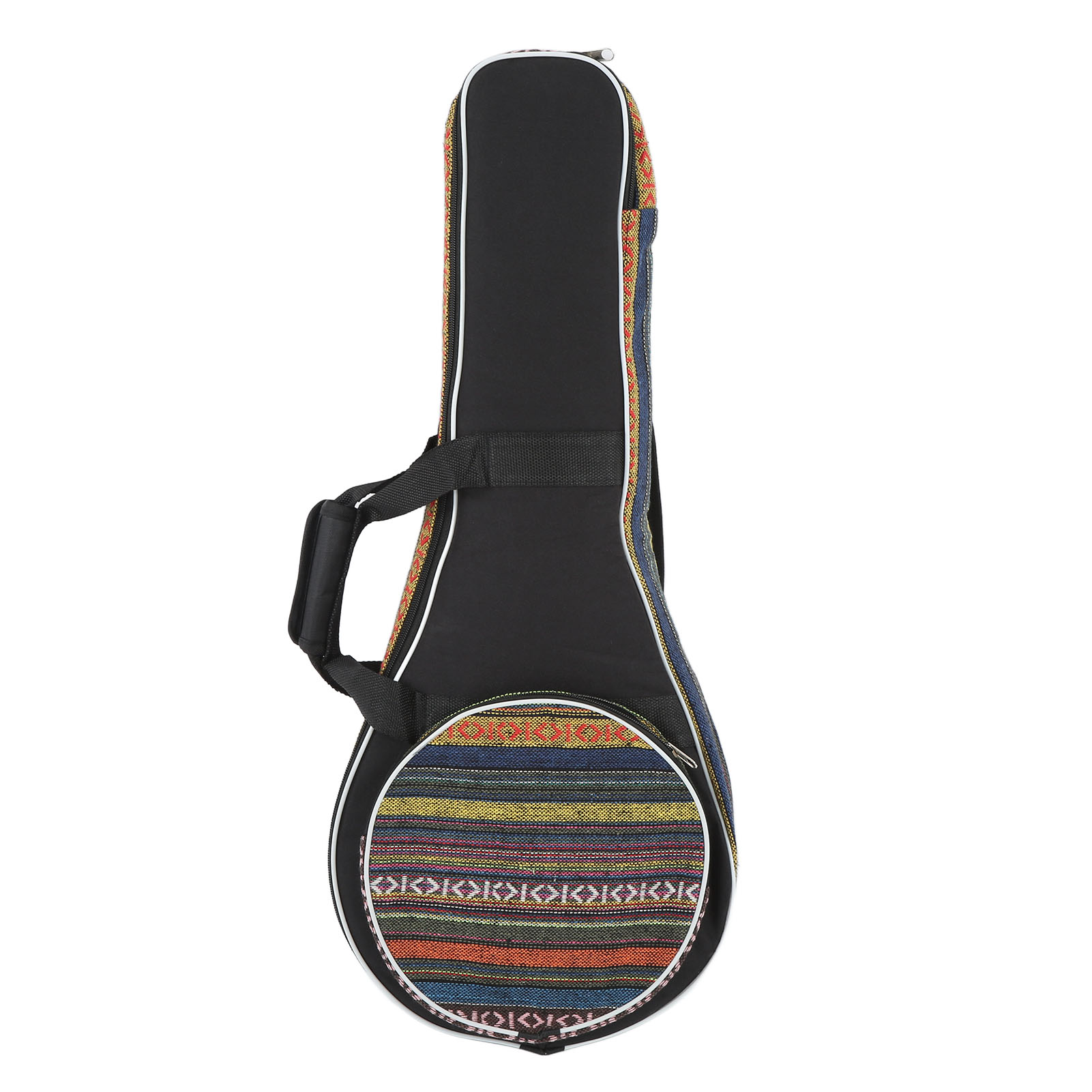 Tragbare Mandolinentasche Im Ethno-stil Mit Verstellbarem Gurt, Instrumentenkoffer