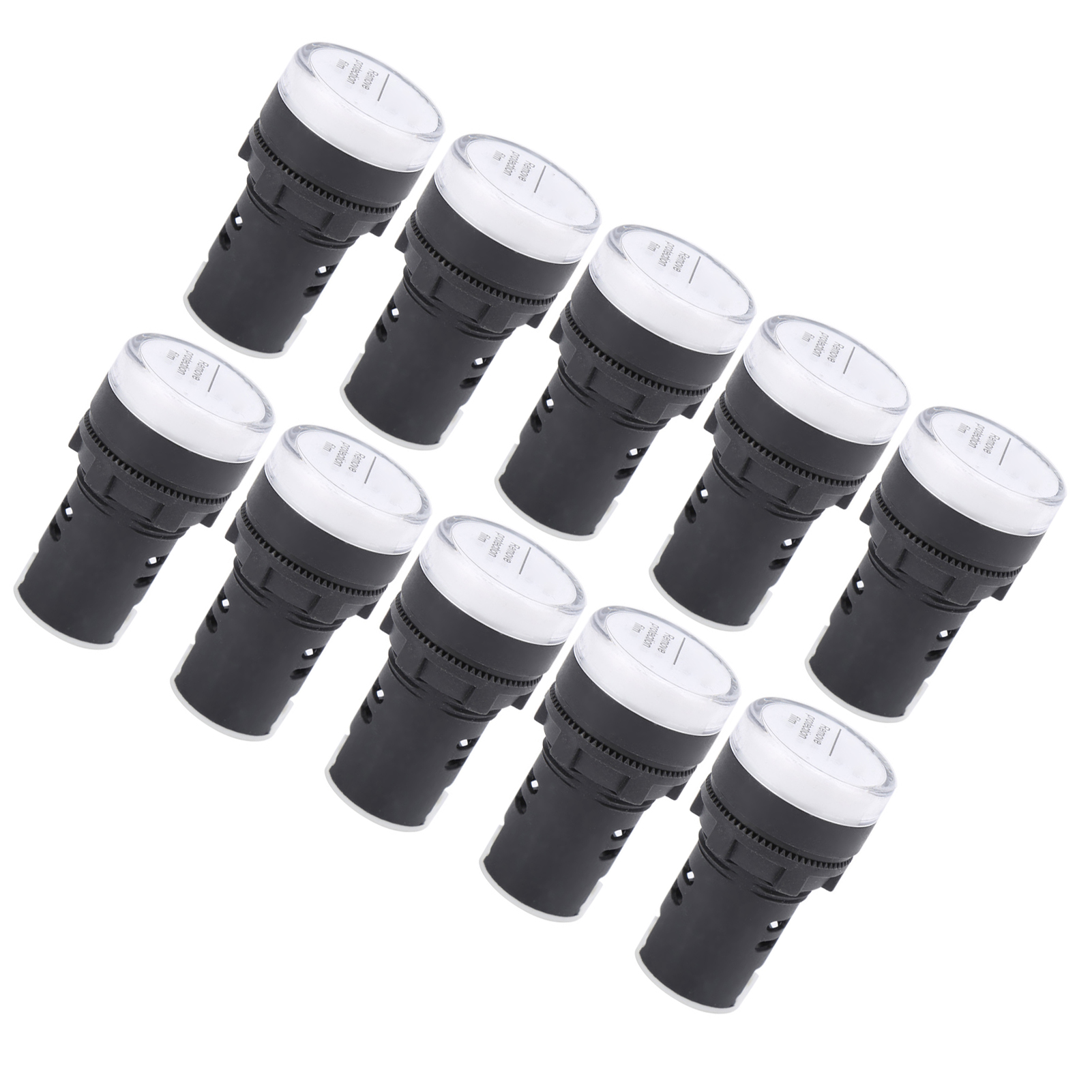 Packung Mit 10 Ad16-22ds Hochleistungs-led-anzeigeleuchten (weiß), Zubehör, Ac/dc 12 V