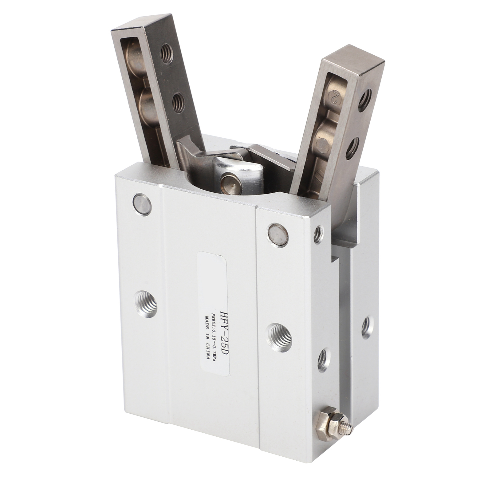 Pneumatischer Fingergreifer Hfy25, Einfachwirkender Luftzylinder, Legierung, Greifkraft 0,15-0,7 Mpa