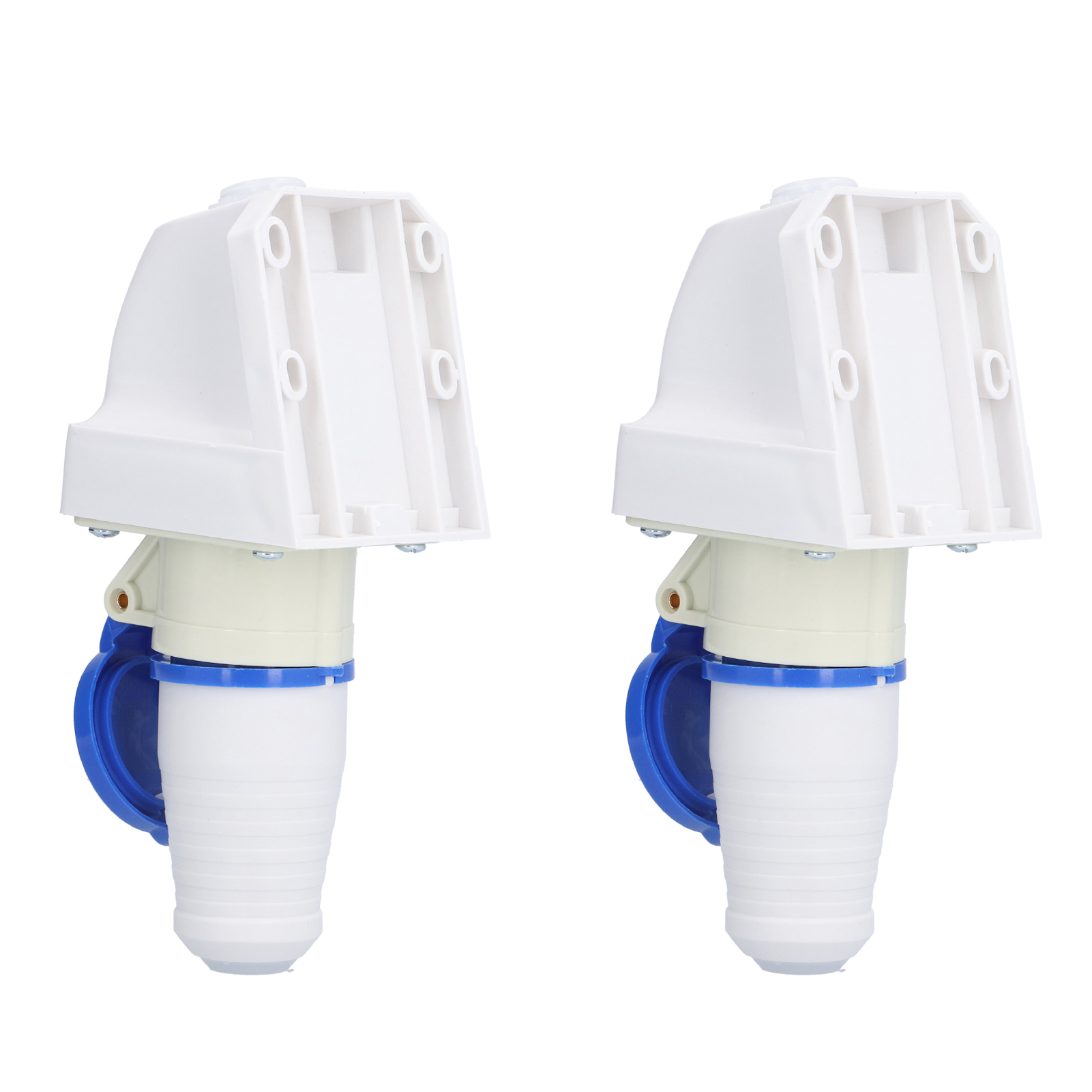 2er-pack Industriestecker, 3-poliger Rundstecker, 220–250 V, 16 A, 2p+e