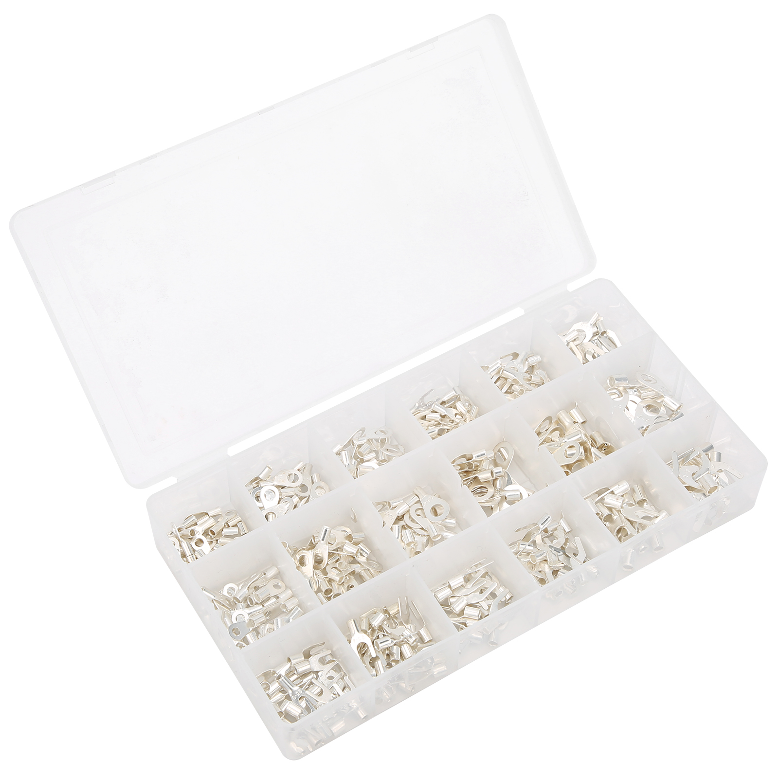 Set Mit 420 Ringkabelschuhen Und Crimpverbindern, Kaltverbinder Für Kabel, Aufbewahrungsbox