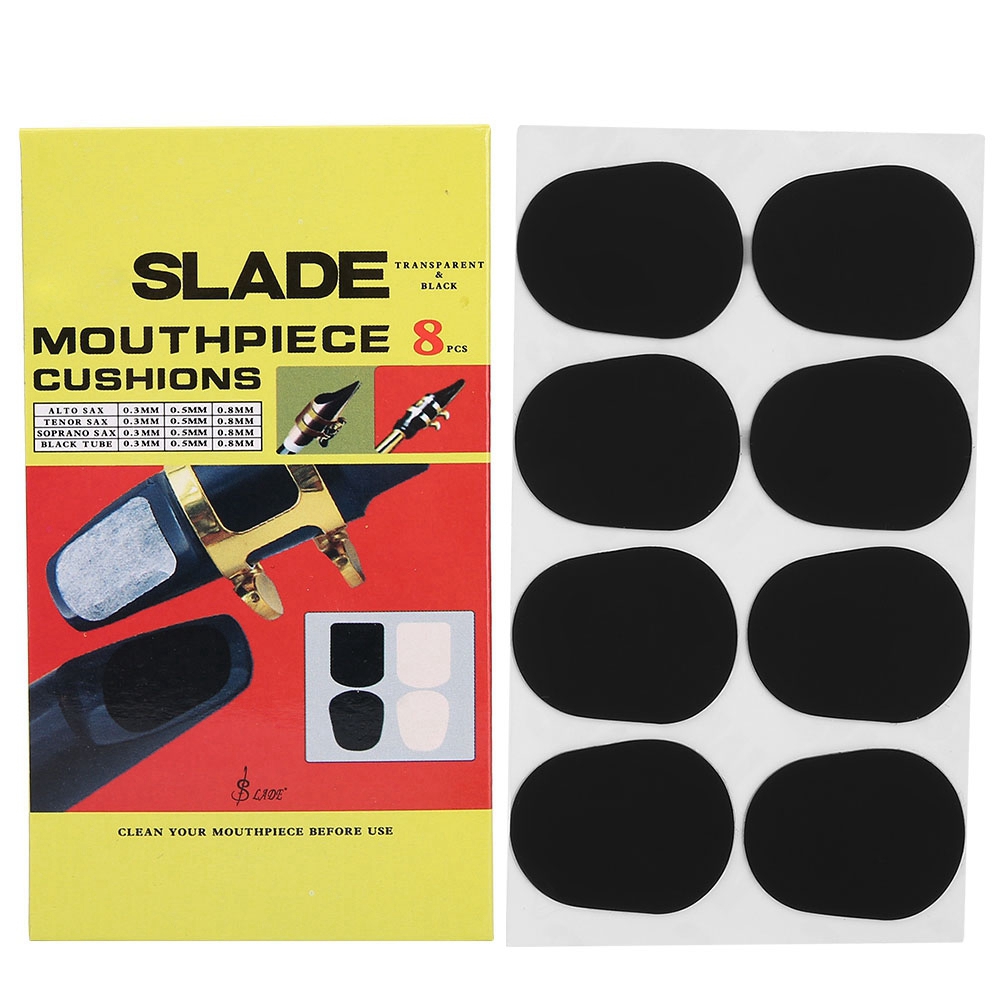 Mundstück Für Bariton- Und Altsaxophon, Gummischutzpads (0,8 Mm), 2er-pack