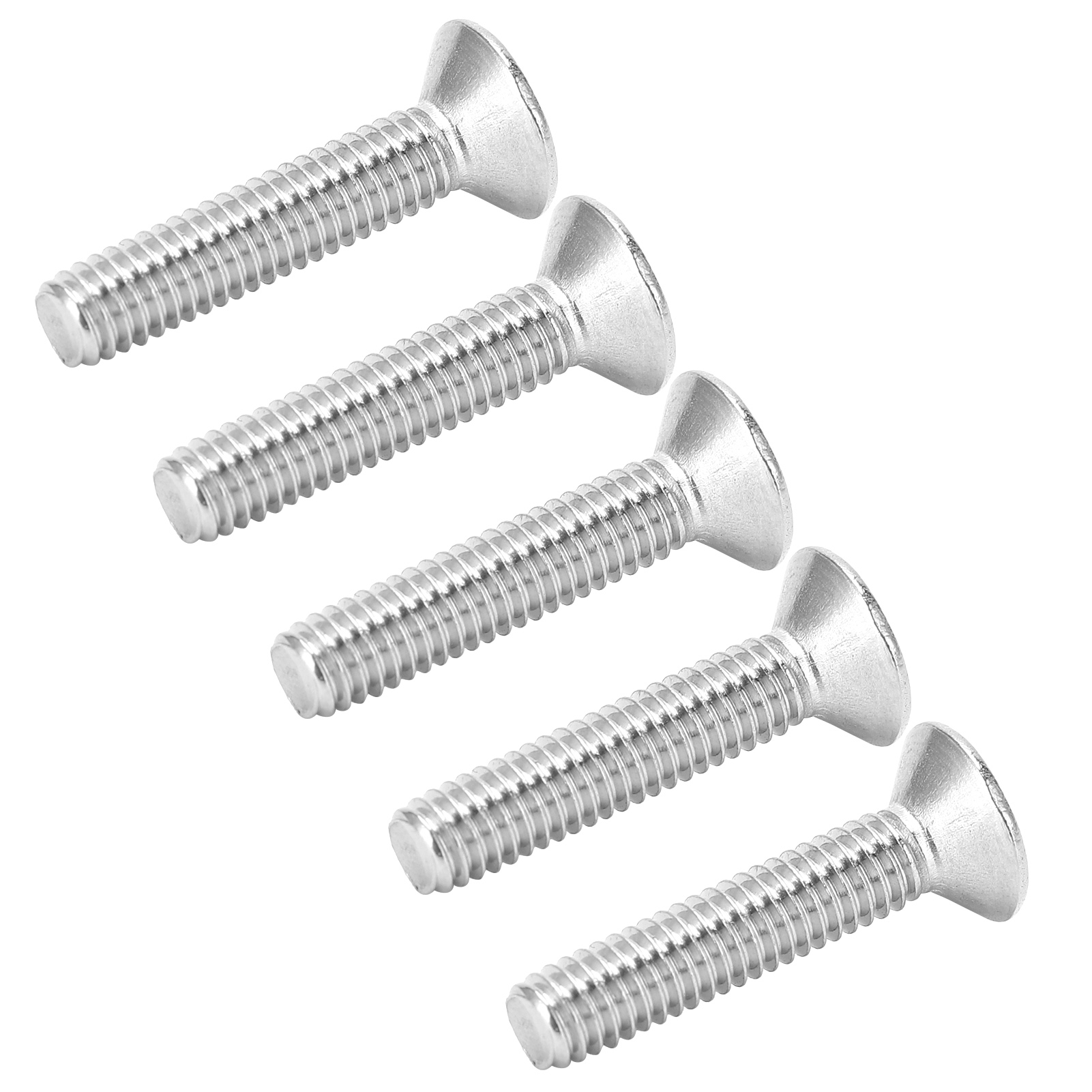Konvolut Von 100 Senkkopfschrauben Mit Kreuzschlitz, Edelstahl 304, M4x16 Mm, Befestigungselemente Für Kunststoffspritzgießmaschinen