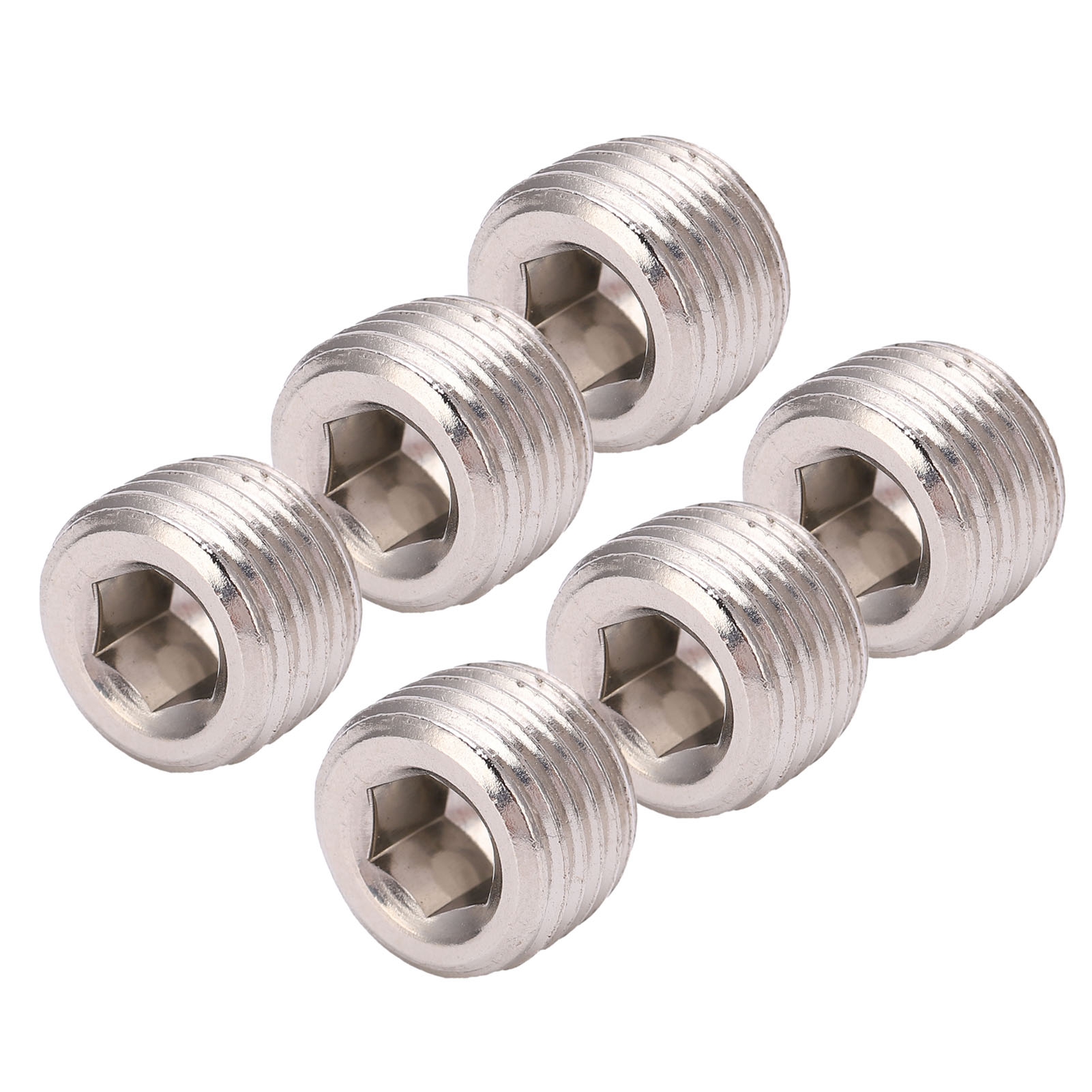 25-teiliges Set Mit Sechseckigen Rohrkappen, Aufschraubbarem Eisenkopf, 1/4"-pneumatikanschluss Und Befestigungsmaterial