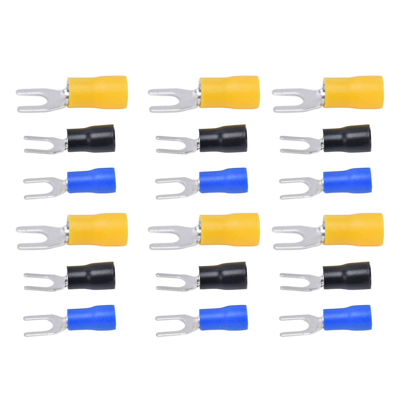 Pvc-isolierte U-förmige Elektrische Kupferverbinder, Packung Mit 300 Stück Für Beleuchtung Und Transport (sv1.25-4, Sv2-4, Sv5.5-4)