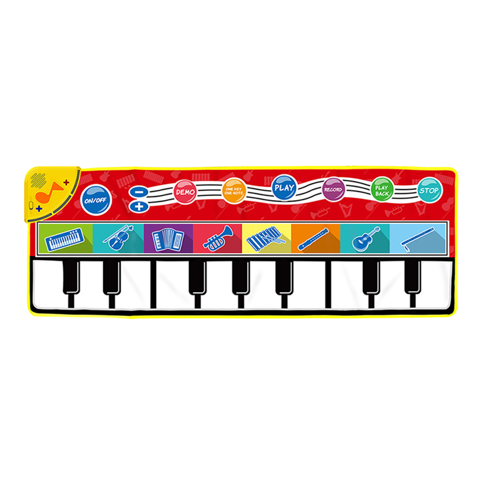 Musikalische Spielmatte Für Babys, Rutschfest, Multifunktional, Mit Keyboard, Weiches Lernspielzeug, Typ D