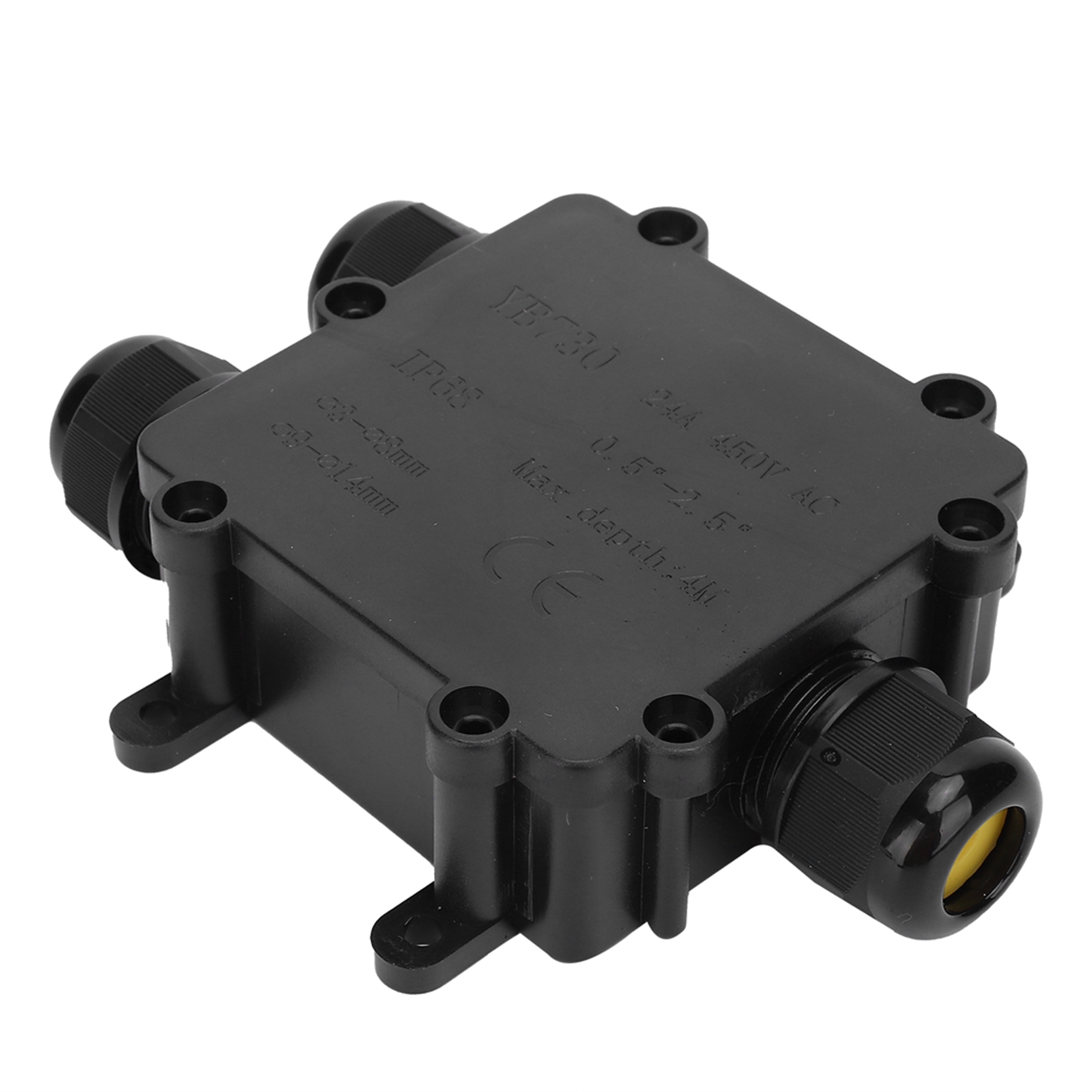 Ip68 Wasserdichte Yb730 3-wege-anschlussdose, Flammhemmender Außenkabelanschluss