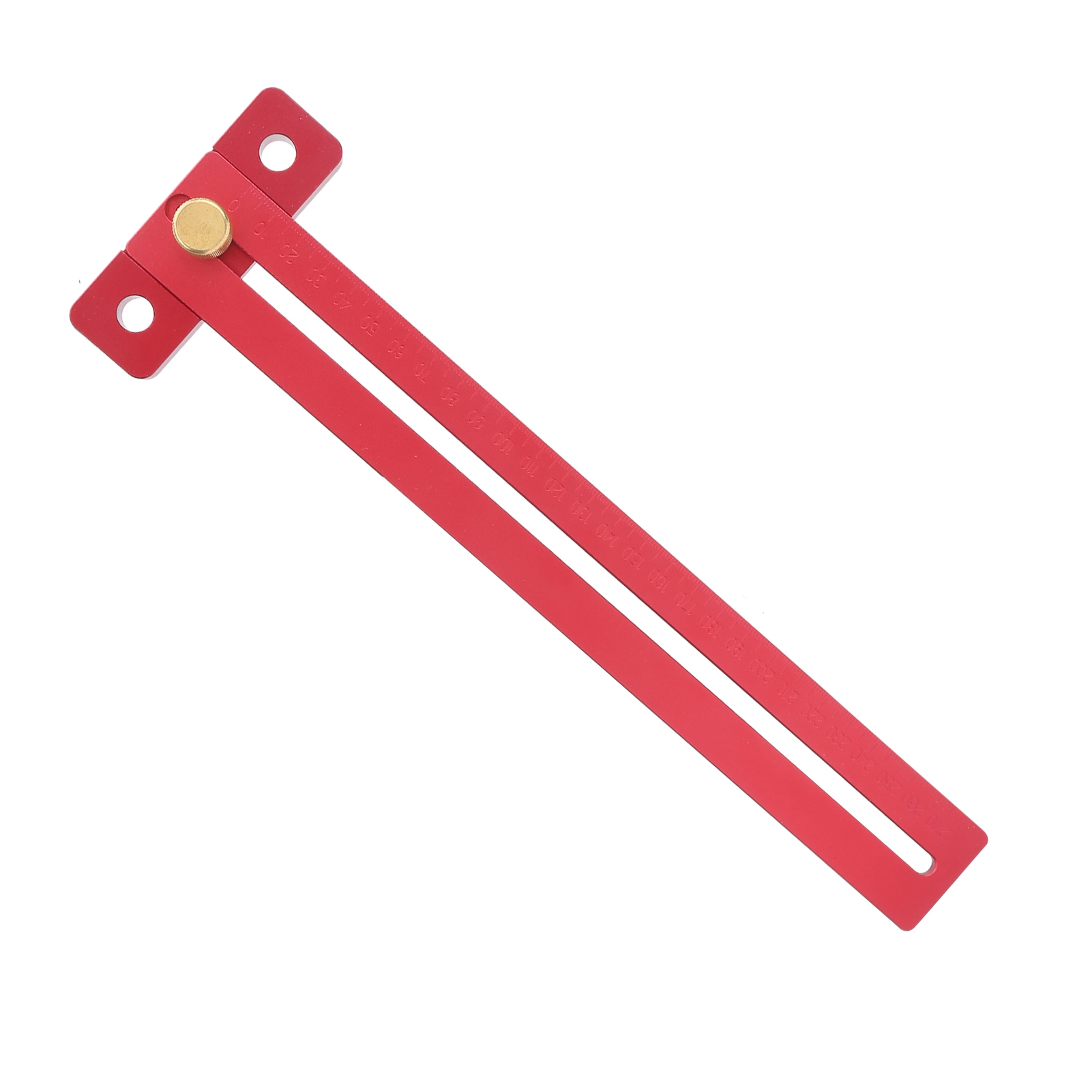 270 Mm T-winkel Aus Aluminiumlegierung, Professionelles Markierungswerkzeug Für Die Holzbearbeitung, Manuelle Messung