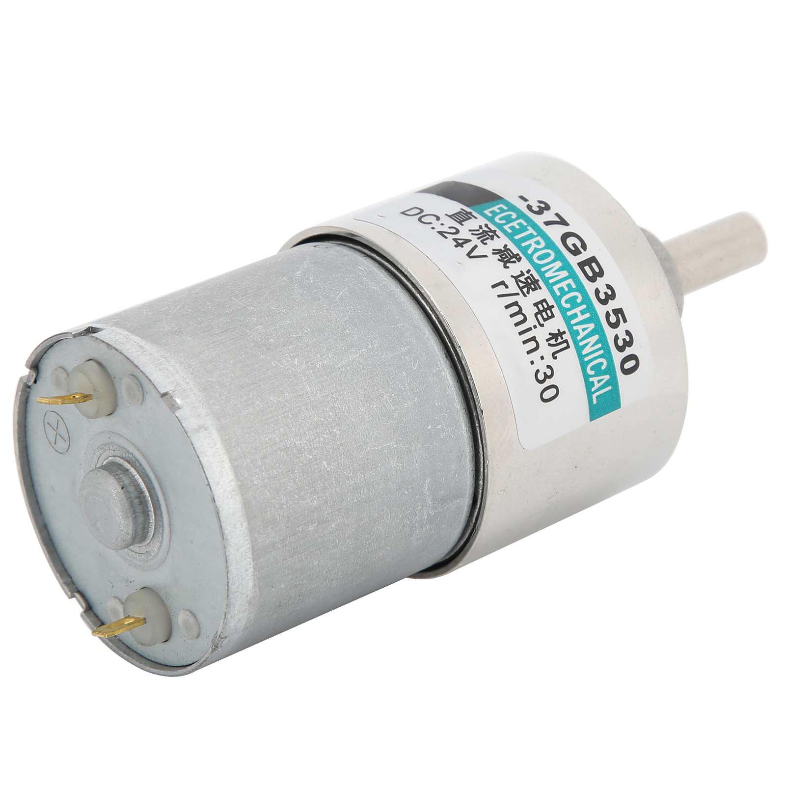 24-v-gleichstrom-getriebemotor Xd37gb3530, Permanentmagnet-mikromotor, Niedrige Drehzahl 30 U/min, Hohes Drehmoment, Mit Halterung