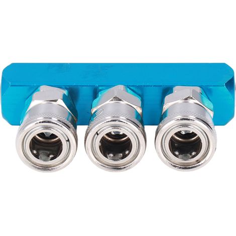 G1/4 Luftverteiler, Gerader Pneumatischer Verteiler Mit Sml-3 Anschlüssen, Verteiler Für Druckluftschlauch.