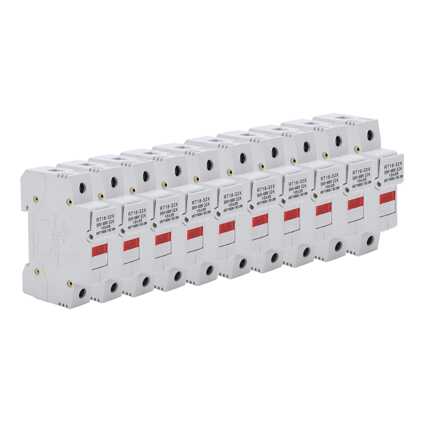 Rt18-32x Din-schienen-sicherungshalter Mit Led-anzeige, 32 A, 500–690 V, 1-polig, Für Schalttafeln