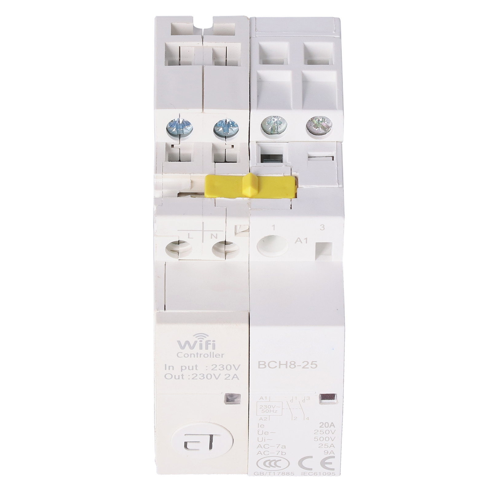 Intelligenter Schalter 2no Fernbedienung Niederspannung Hausautomation Ac230v 20a Wlan-schütz
