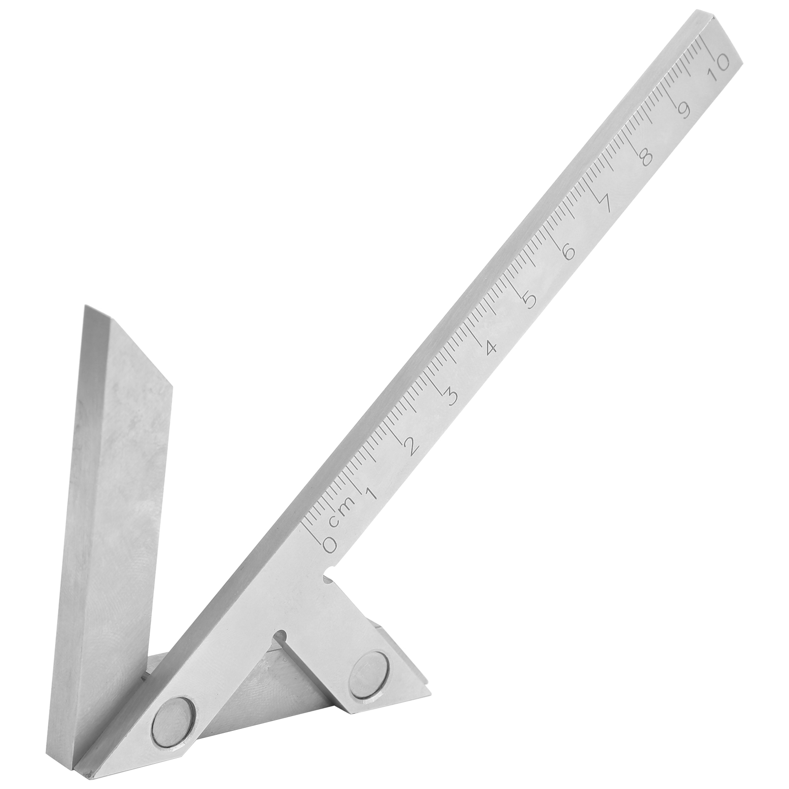 Winkelmesser, Zentrierwinkelmesser, Edelstahllineal, Präzisionswerkzeug, 100 X 70 Mm