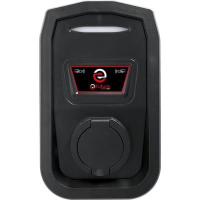 KS Tools efuturo Wallbox mit Typ 2 Steckdose, 1 Phase, bis zu 3,7 kW, 16 A, 230 V, Mode 3, mit RFID Zugangskontrolle, ohne Stromzähler