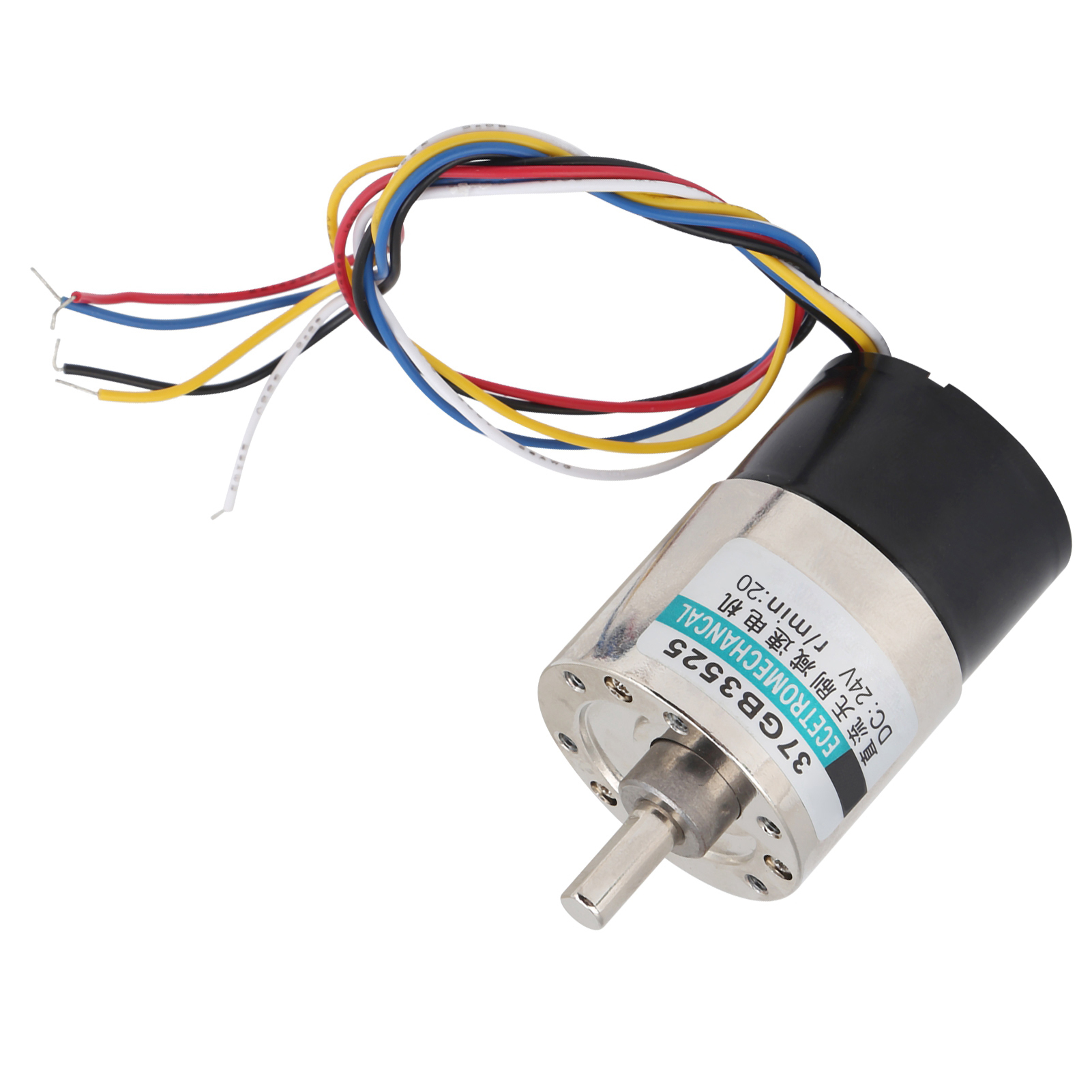 Bürstenloser Cw/ccw-motor Mit Halterung Und Dc24v-drehzahlregler Für Mikromaschinen, 20 U/min