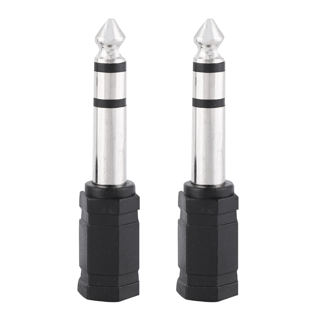 6,5-mm-klinkenstecker Auf 3,5-mm-klinkenbuchse (f-36-konverterstecker), 2er-pack