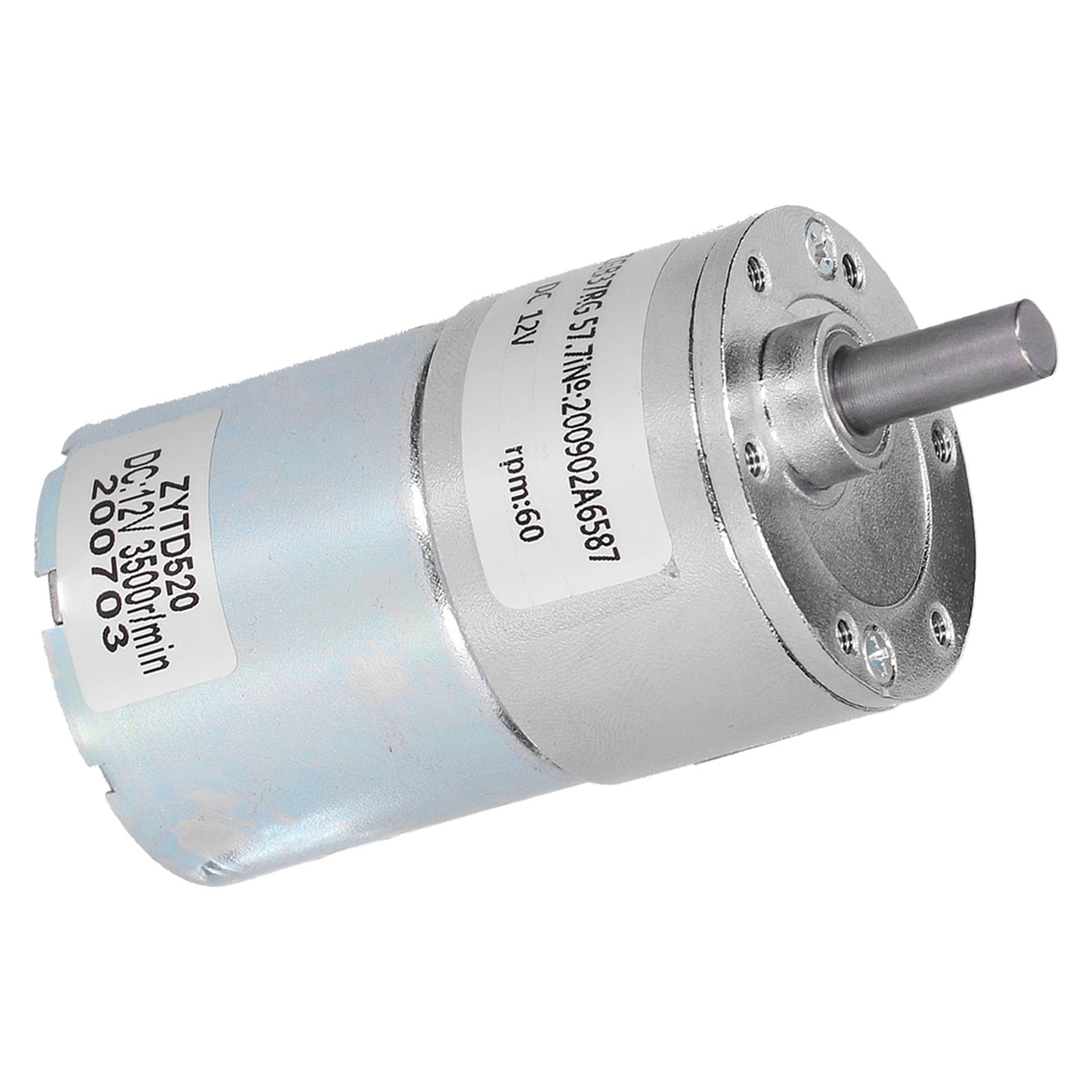 Zgb37rg 60r-12v Elektromotor Mit Getriebe, 37-mm-mikro-untersetzungsgetriebe, 6-mm-welle