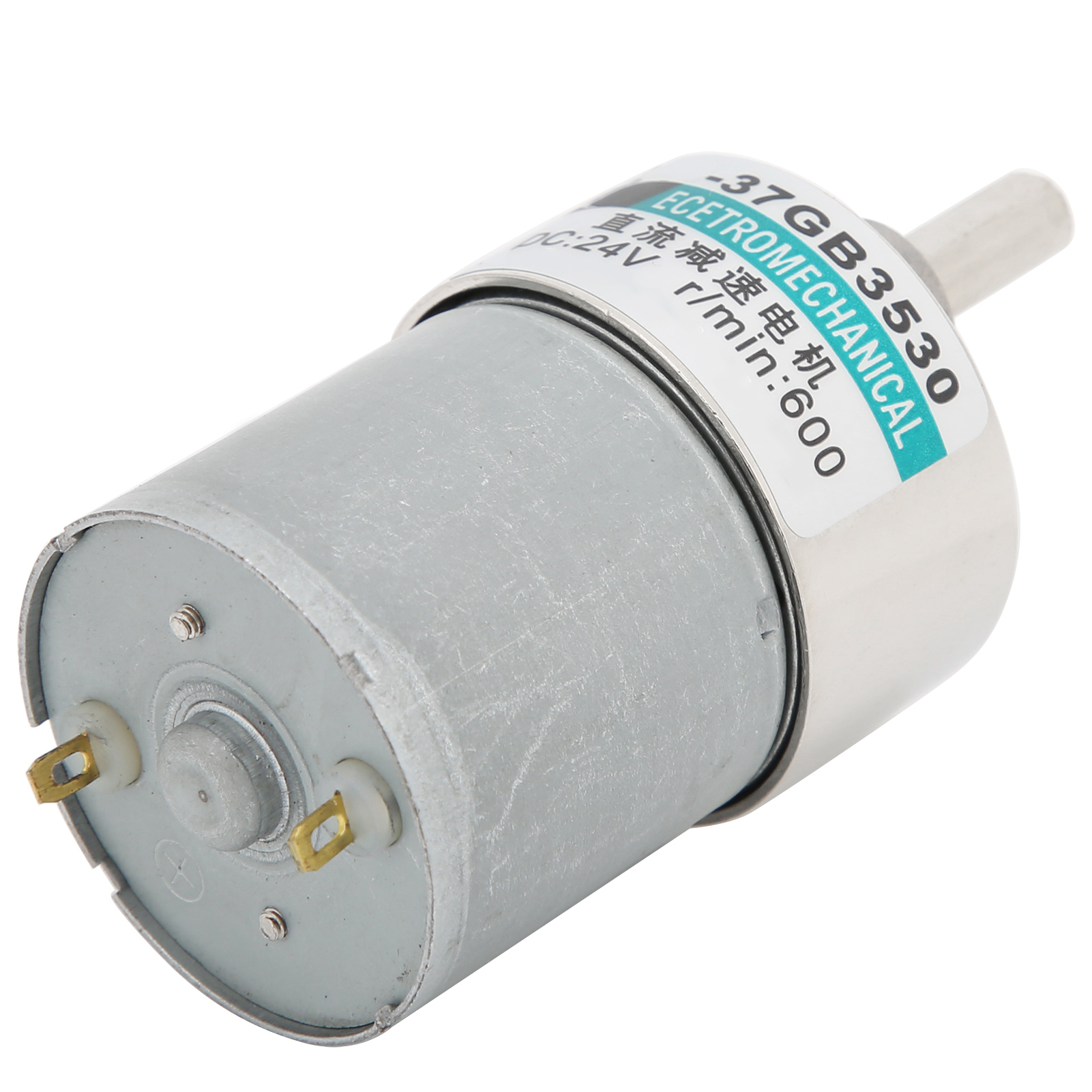 24-v-gleichstrom-getriebemotor Xd-37gb35, Langsam Laufender Mikrogetriebemotor, Hohes Drehmoment, Permanentmagnet, 600 U/min