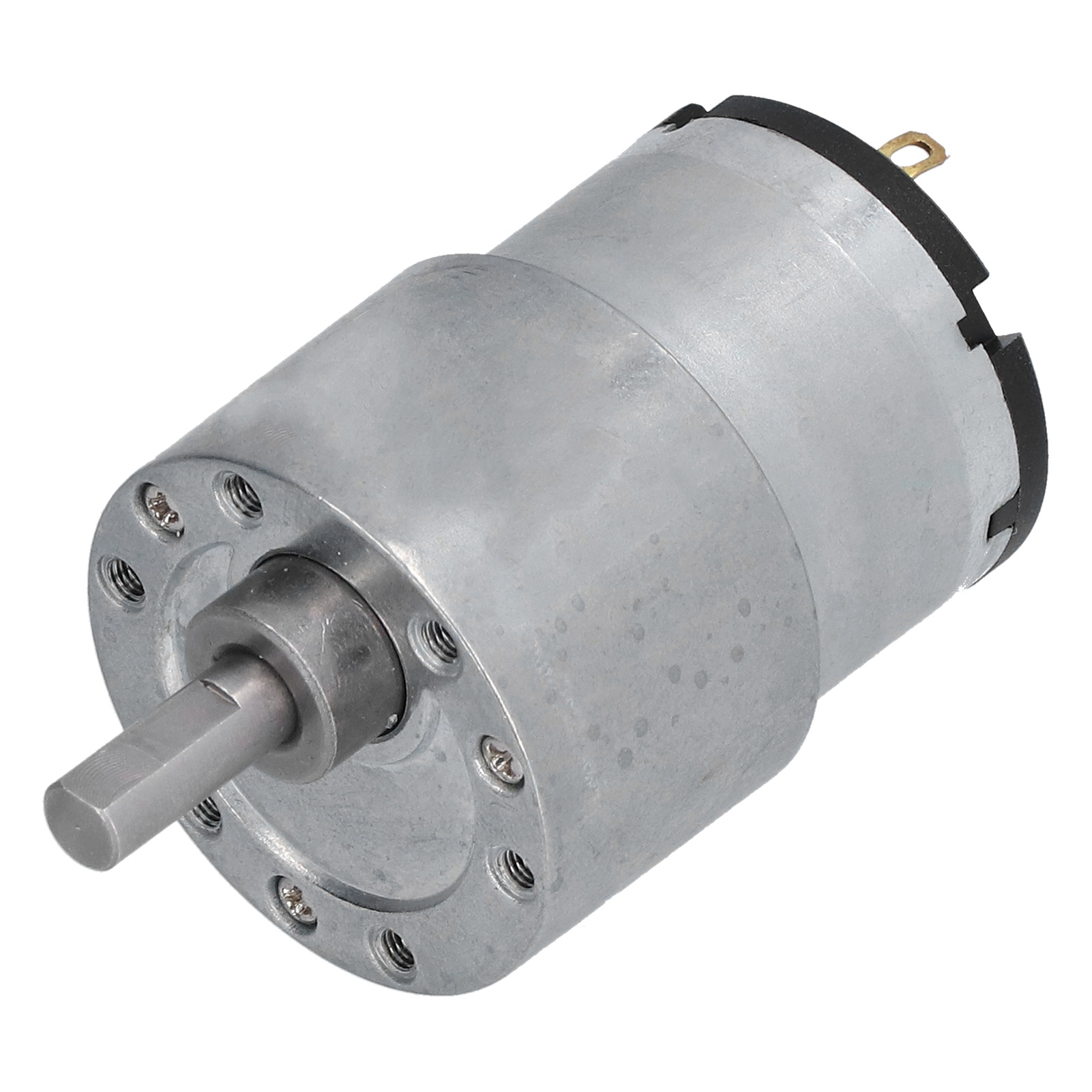 12-v-gleichstrom-getriebemotor Mit Getriebe, Rechts- Und Linkslauf, Kupferdraht, 6 Mm Wellendurchmesser, Jgb37-520, 107 U/min