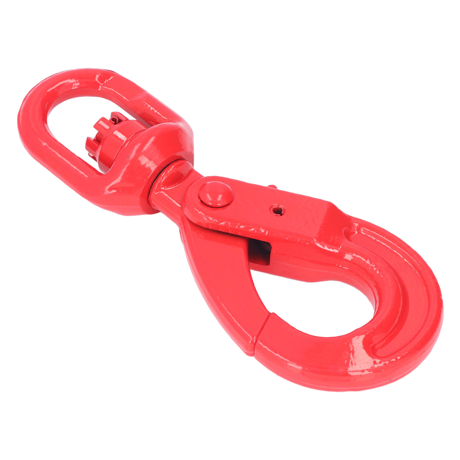 Lackierter Kranhaken G80 Aus Geschmiedetem Stahl Mit Selbstsichernder Sicherheitsrotation Für Schiffe Und Automobile, 1,12 T, 18 Cm