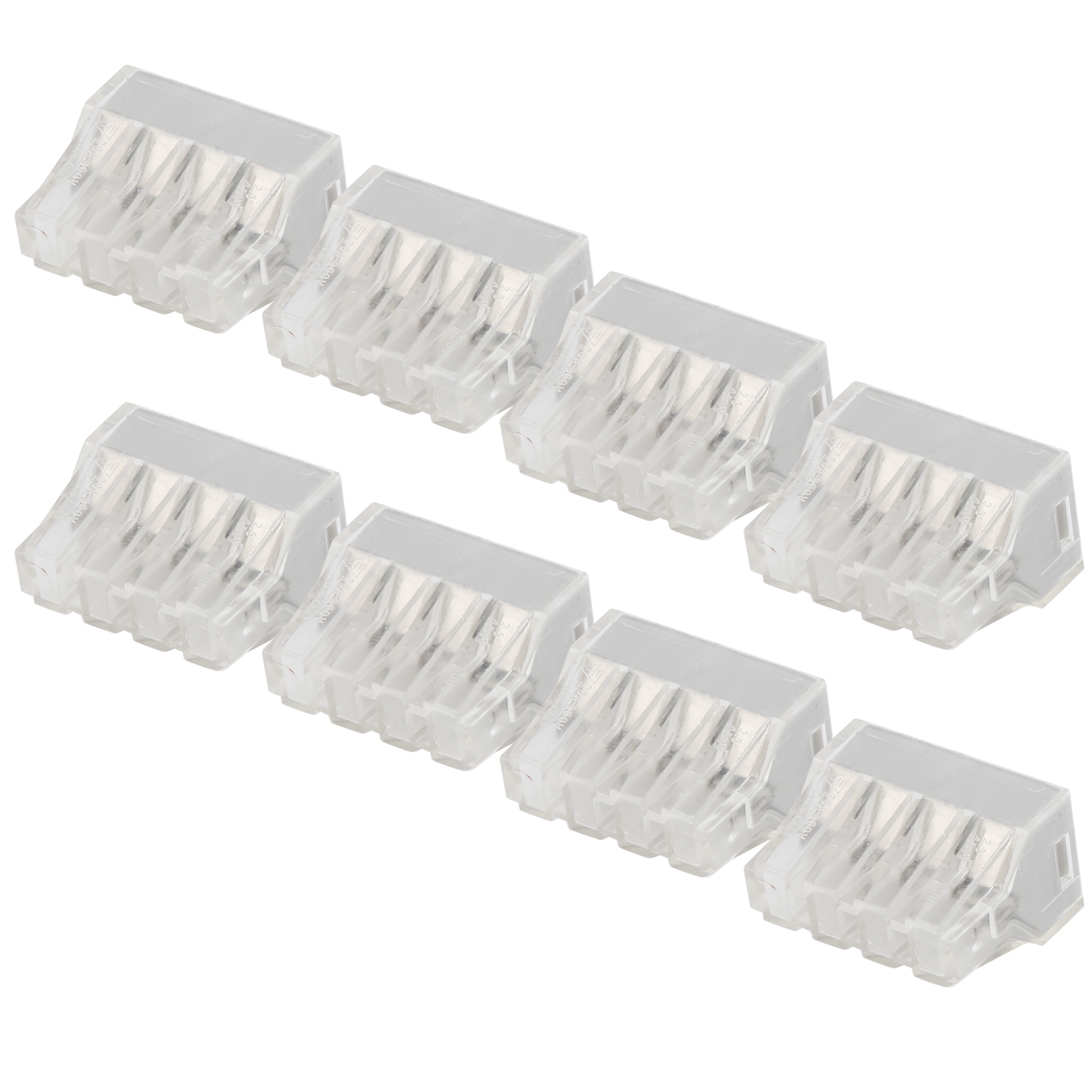 50-teiliges Schnellverbinder-set, Verdrehsichere Anschlussdose, Pct-108 Druckknopf-klemmenblock, Kabelverbindungsset