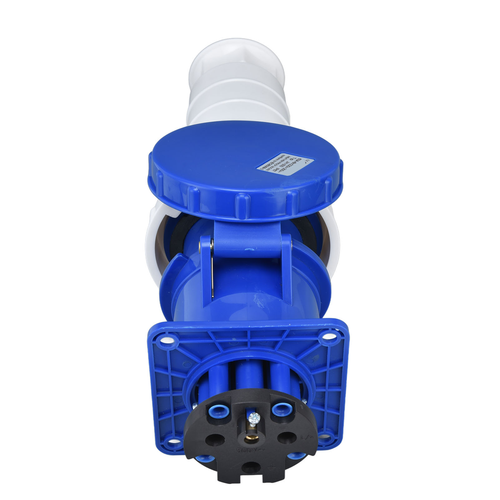 Wasserdichter Industriestecker, 3-phasig, 3-polig, 2p+e Flugzeugstecker, 220–250 V, 63 A