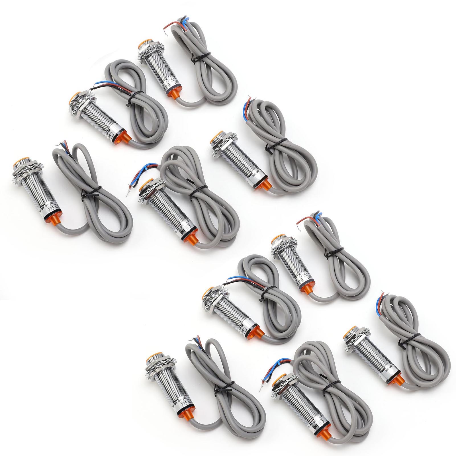 10-teiliger Npn 3-draht-normalerweise Offener Induktiver Metall-näherungssensor Lj18a3-5-z-bx Endschalter