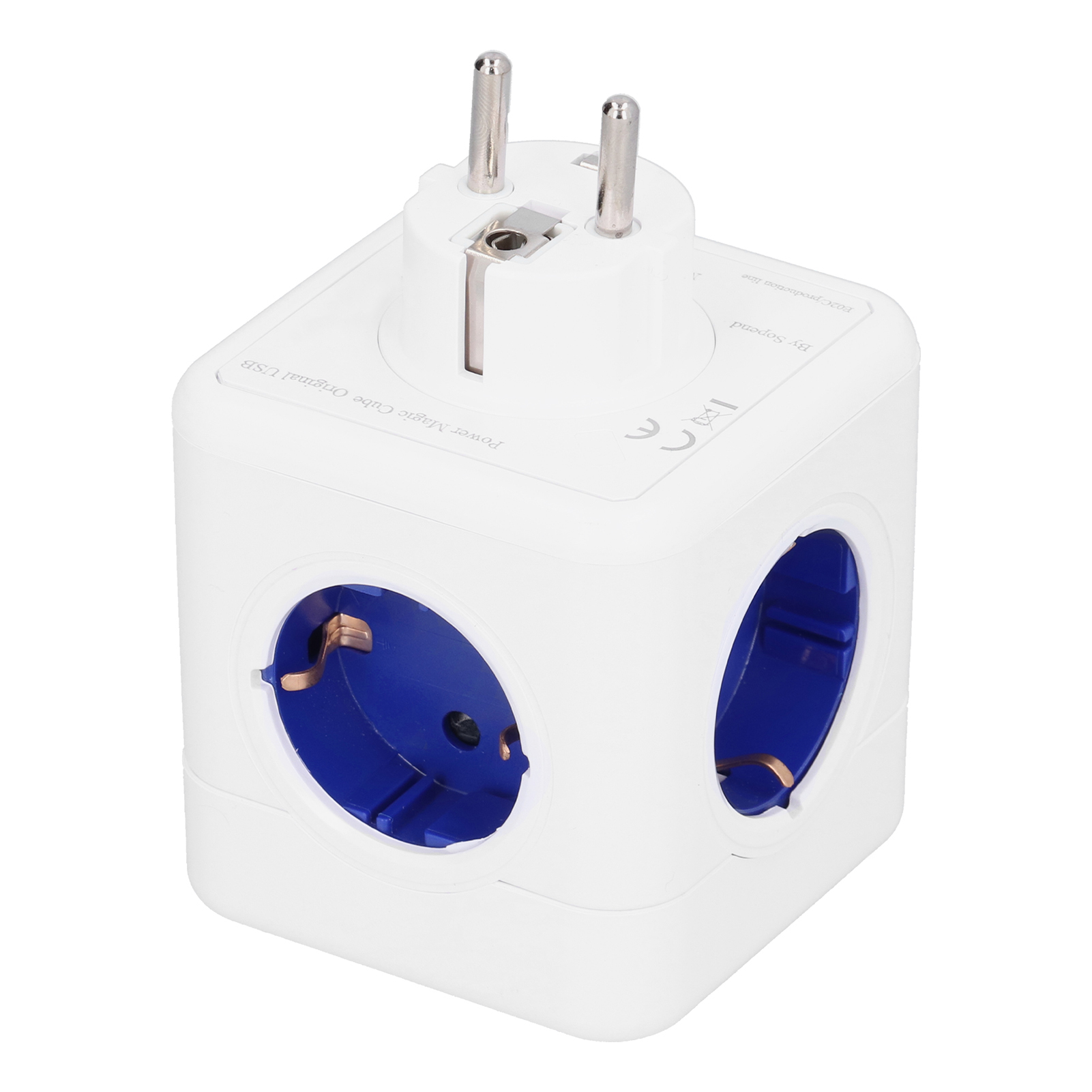 Mehrfachsteckdose Mit Eu-stecker, Usb-anschlüssen Und Usb-ausgang, Kabellosem 250-v-netzteil, Universeller Reisesteckdosenleiste