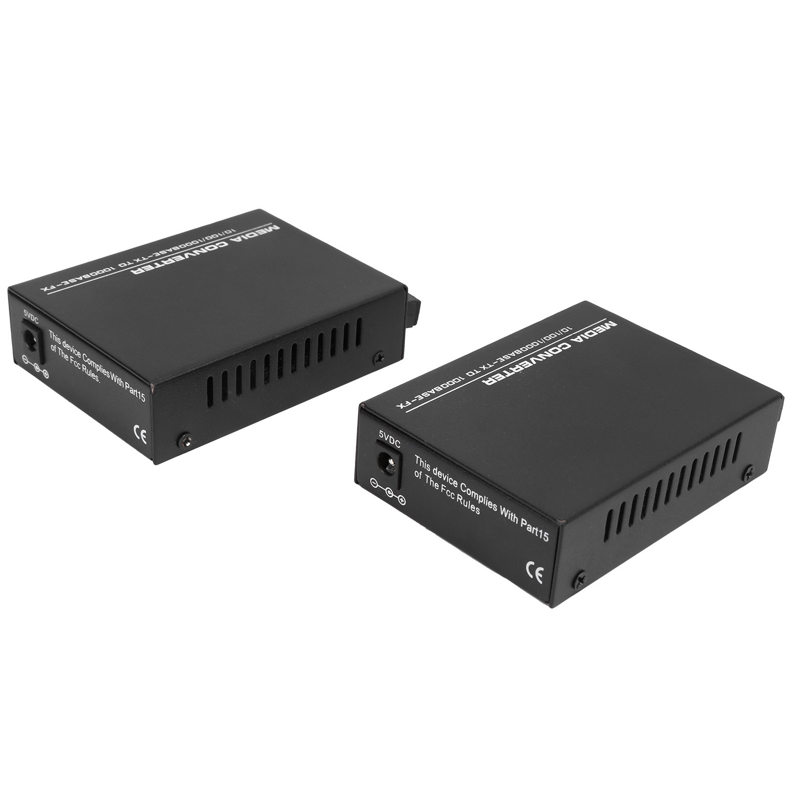 Gigabit-ethernet-medienkonverter, Singlemode-glasfaser, Einzelstrang Xxs1f1g(a/b) Auf 5 V Dc