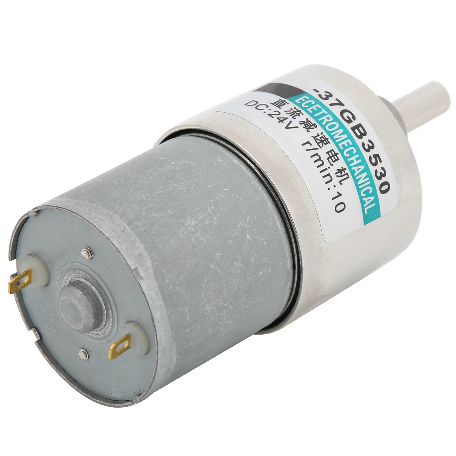 24-v-gleichstrom-getriebemotor, Mini-permanentmagnetmotor, Niedrige Drehzahl 200 U/min, Getriebe Xd37gb3530 Mit Reglerhalterung