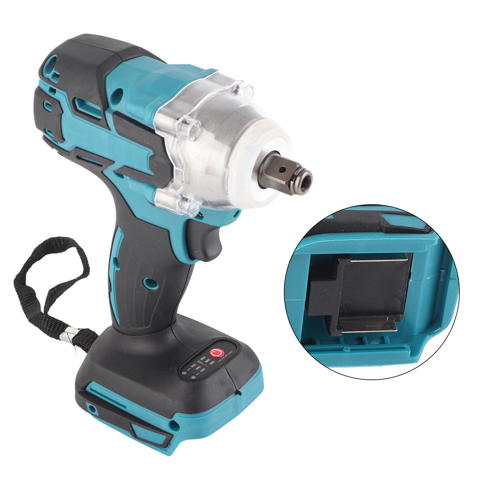 18-v-schlagbohrmaschine Mit Bürstenlosem Motor, Vierkantbohrfutter, Wiederaufladbarer Lithium-akku, Leistungsstark Und Kabellos