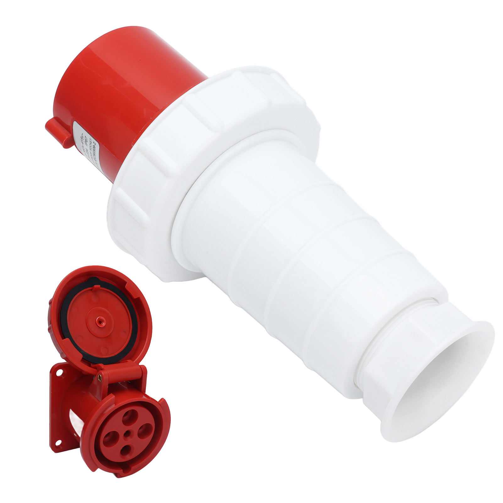 Industrieller Elektrischer Stecker, 3-phasig, 4-polig, 63 A, Ip67 Wasserdicht, 380–415 V, 3p+e