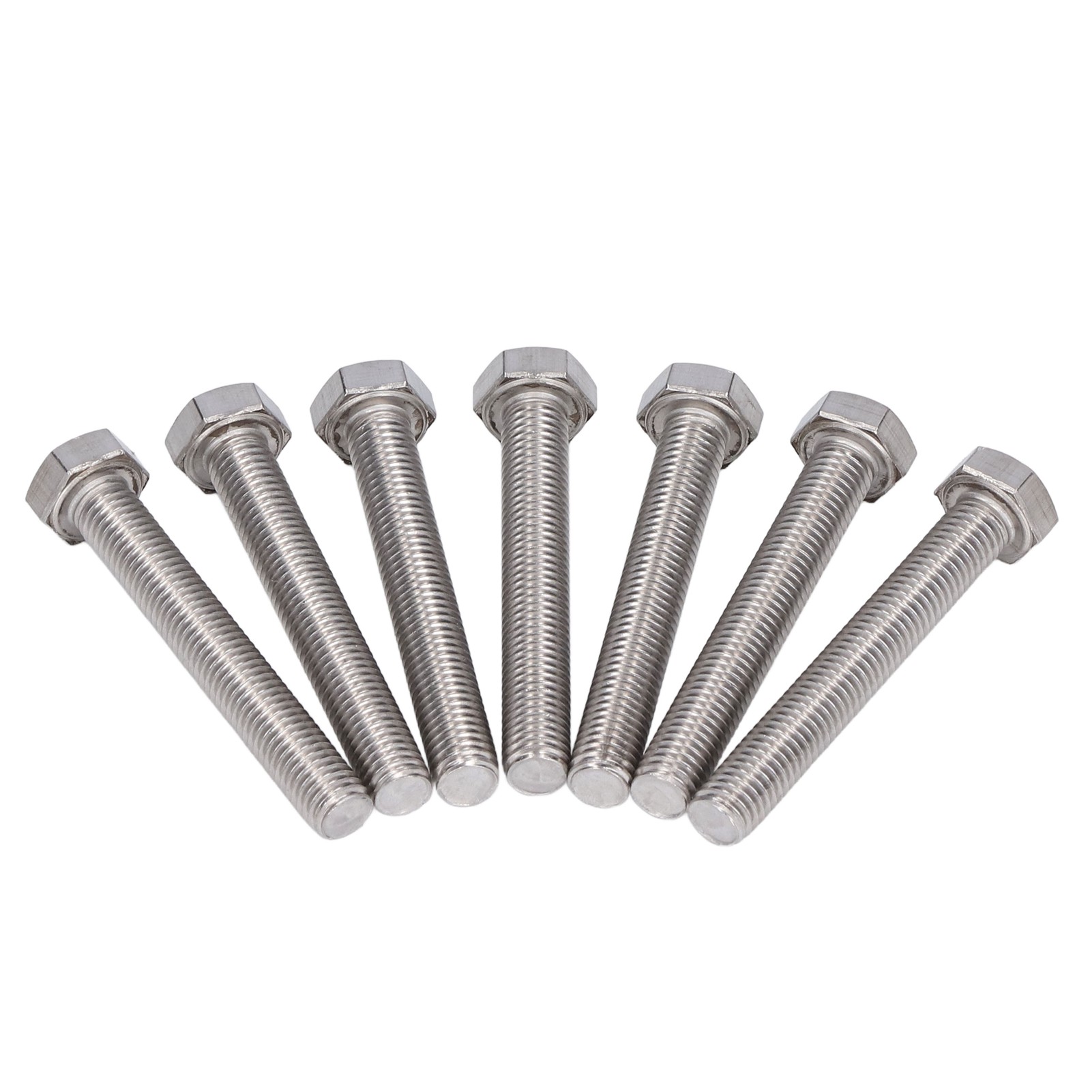 Packung Mit 20 Din 933 M10x60 Sechskantschrauben Mit Vollgewinde, A2-edelstahlschrauben, 1,5 Mm Steigung, Grobgewinde, Robuste Befestigung