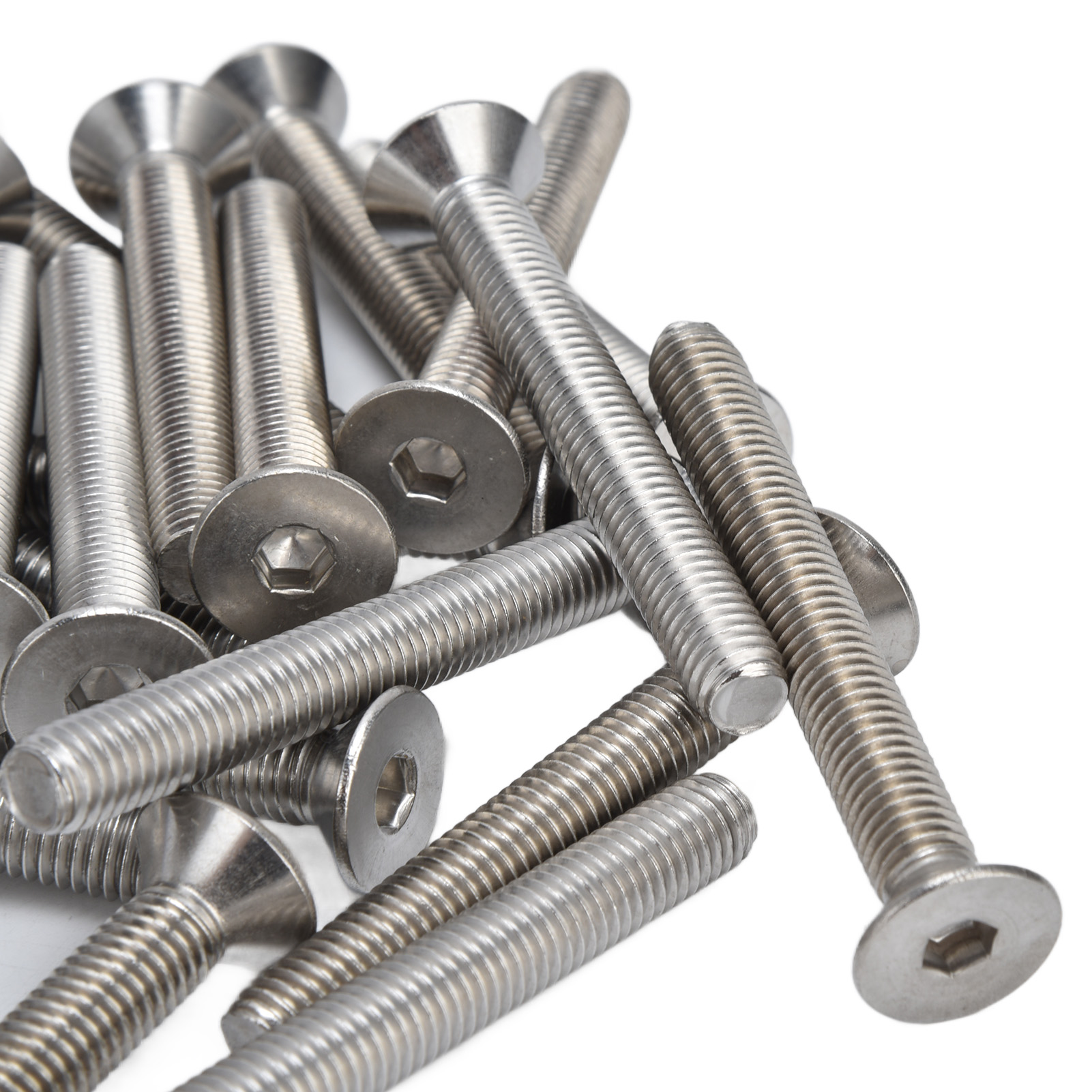 Packung Mit 30 M10x90 Edelstahl-senkkopfschrauben A2, Innensechskantschrauben Für Industrielle Befestigungen