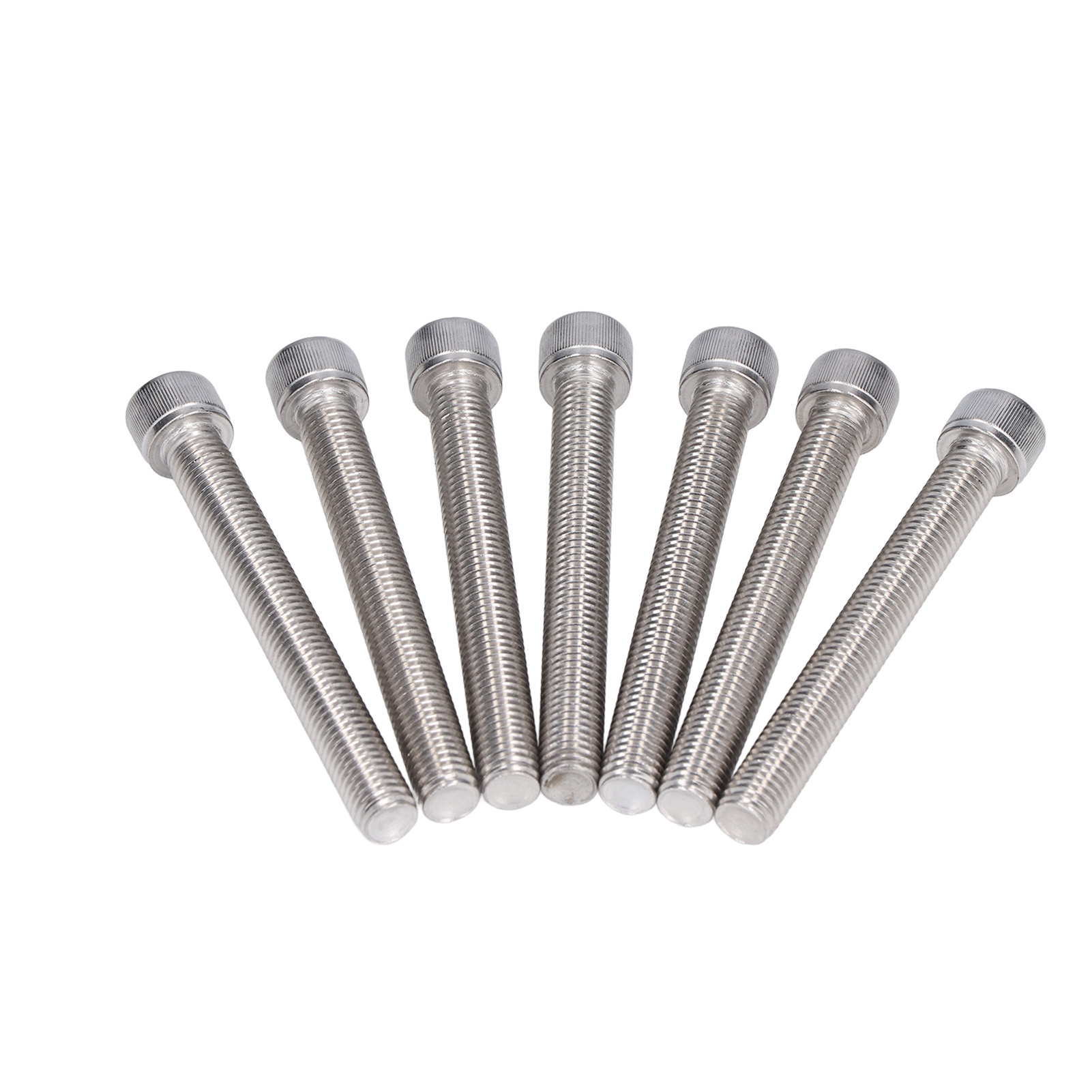 M12x90 Innensechskantschrauben, Din 912, Edelstahl A2-70, Grobgewinde, 20er-packung