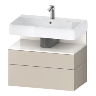 Duravit Waschtischunterschrank Qatego 79x47x59cm, w g/tau m, 1 Kast, 1 Ausz.