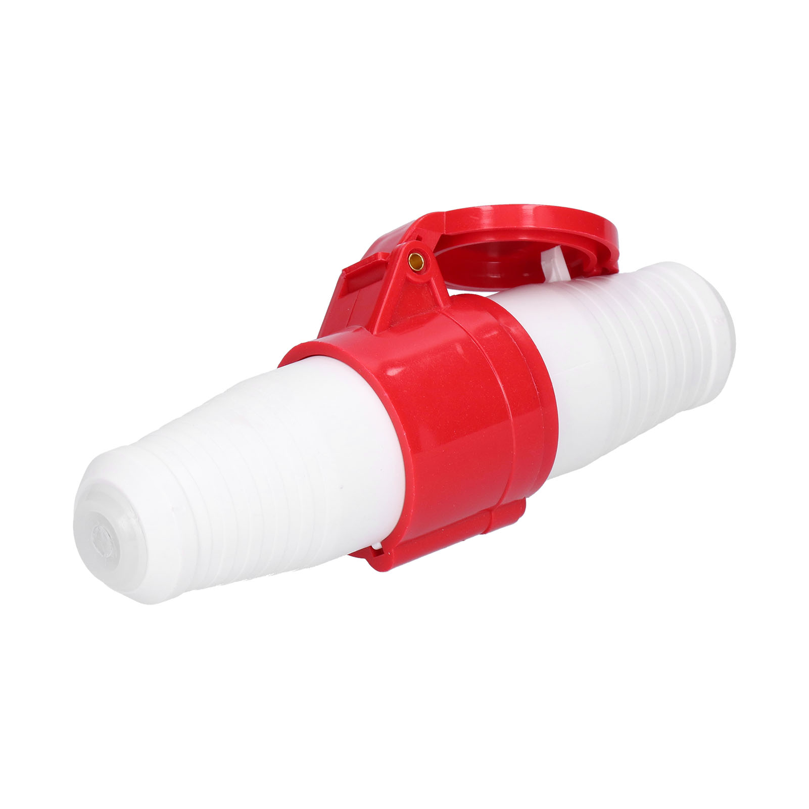 Industriesteckverbinder, 3-phasig, 4-poliger Stecker, Schutzart Ip44, Wasserdicht, 380–415 V, 16 A, 3p+e, Schallgedämmtes Set