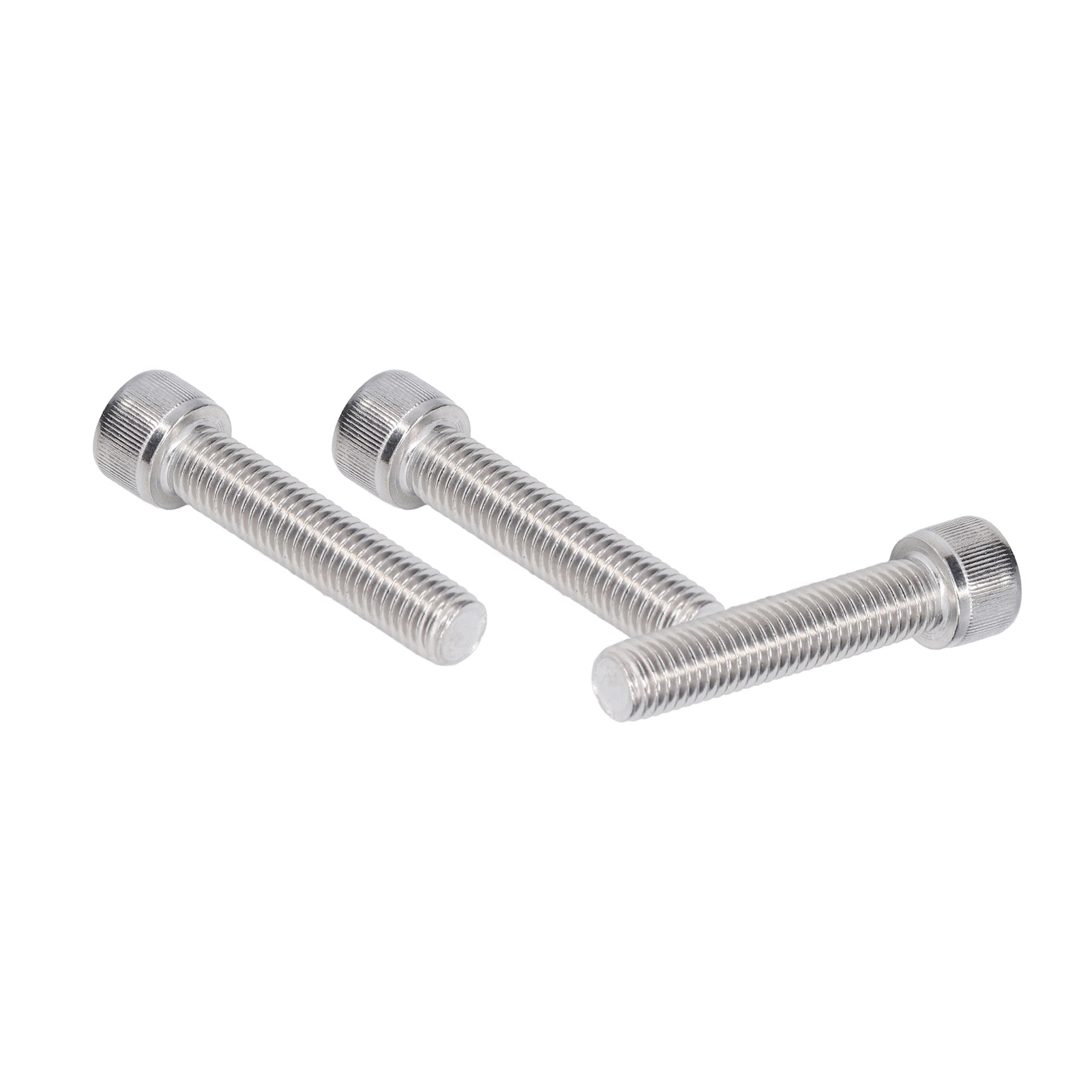Hohlzylinderschraube M12x60, Nicht Groß, Packung Mit 20 Stück, Edelstahl A2-70, Gewinde M12x1,75, Din 912.