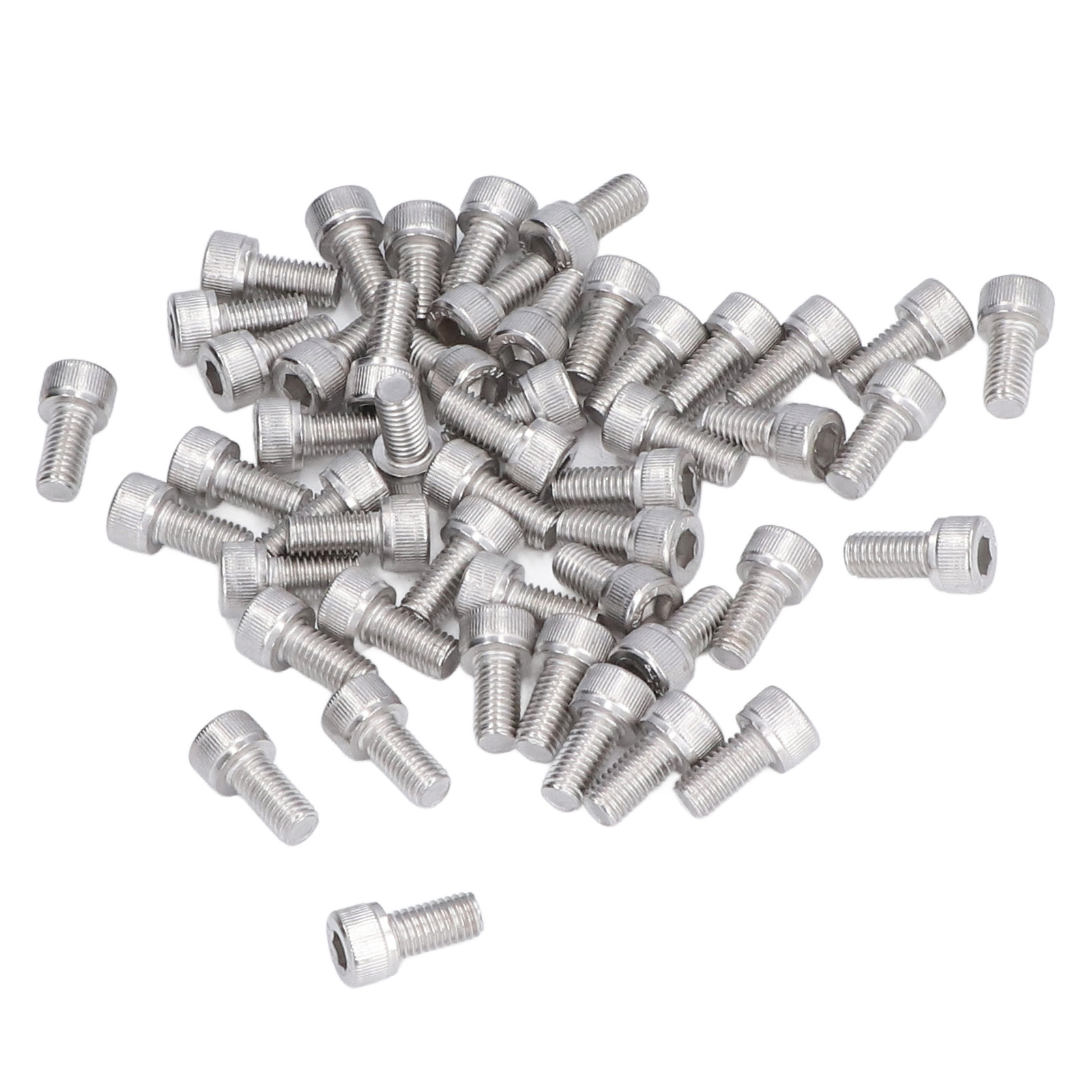 Packung Mit 50 Innensechskantschrauben (außengewinde), Grobgewinde, Edelstahl A2-70, M8x1,25 Din 912, 16 Mm Länge