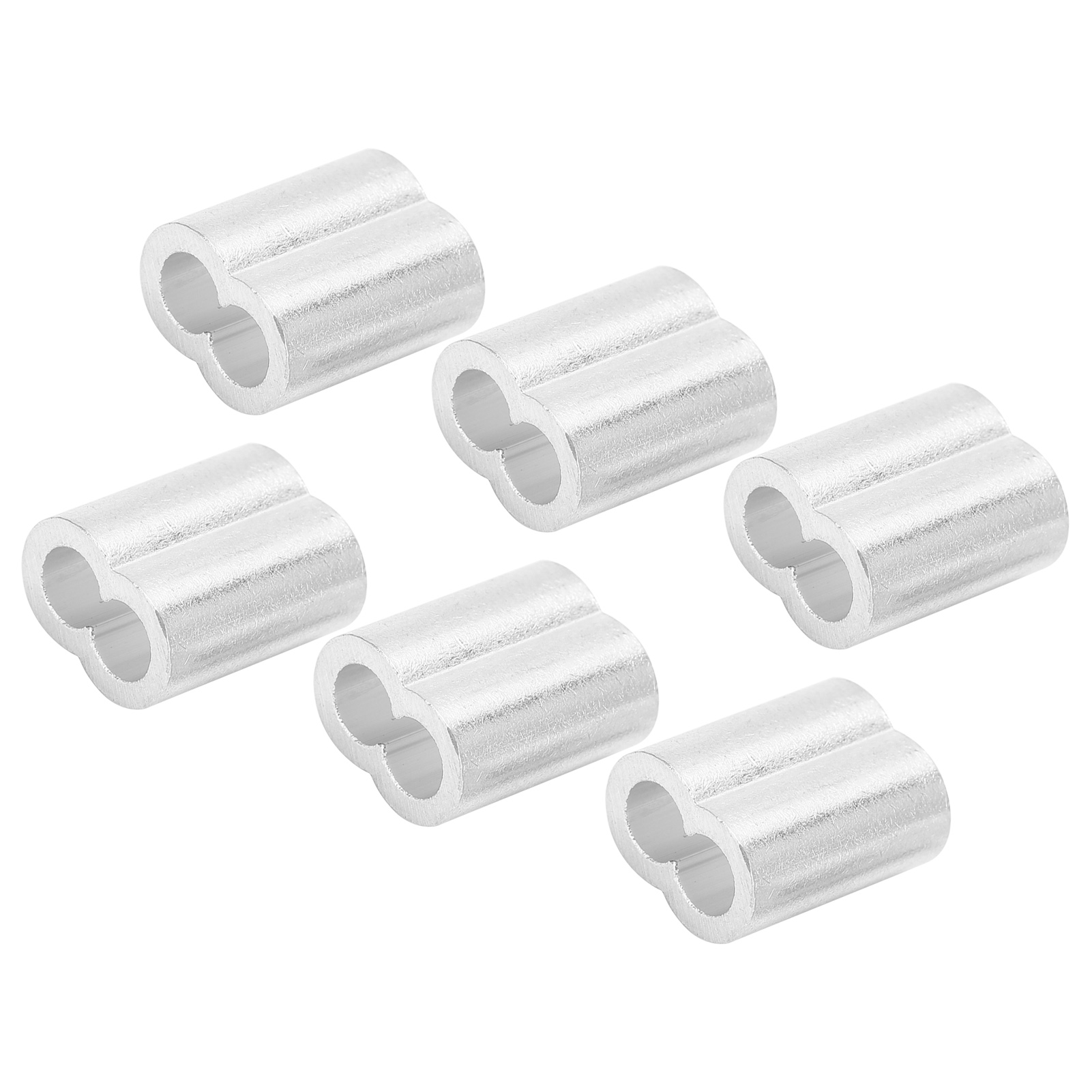 Packung Mit 100 M4-aluminium-crimphülsen, Doppelloch, Ovaler Achter-kabelclip
