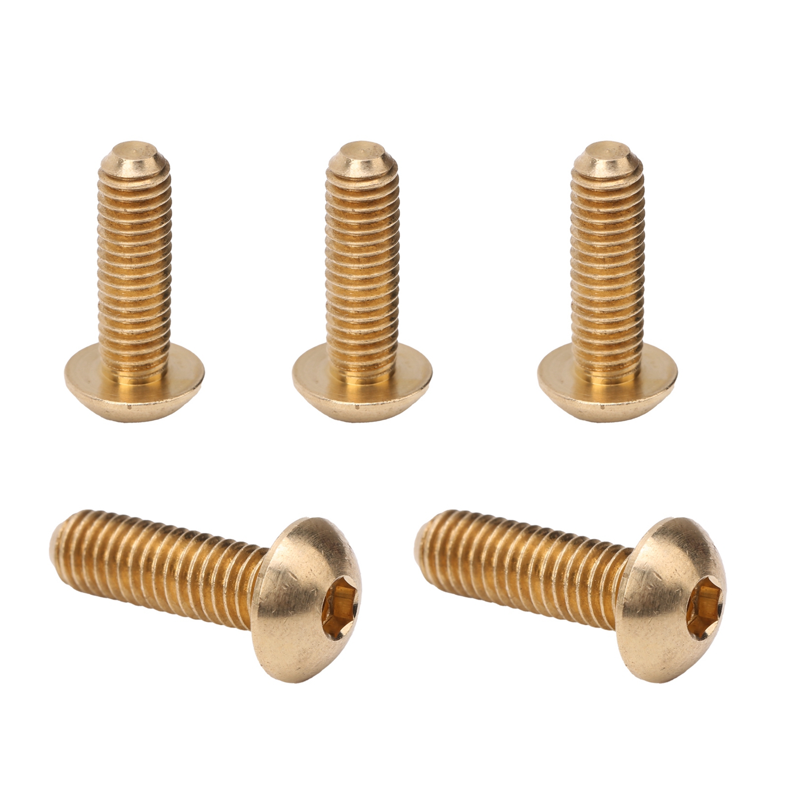 M5x16mm Hohlsechskantschrauben, 50er-packung, Kupfer, Für Industrie- Und Heimwerkerwerkzeuge