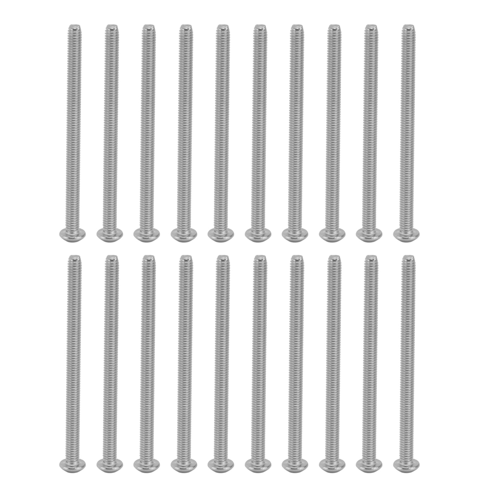 Packung Mit 50 M4-zylinderschrauben Aus Verzinktem Stahl Mit Innensechskant Für Elektronische Instrumente 2802-0004-0060