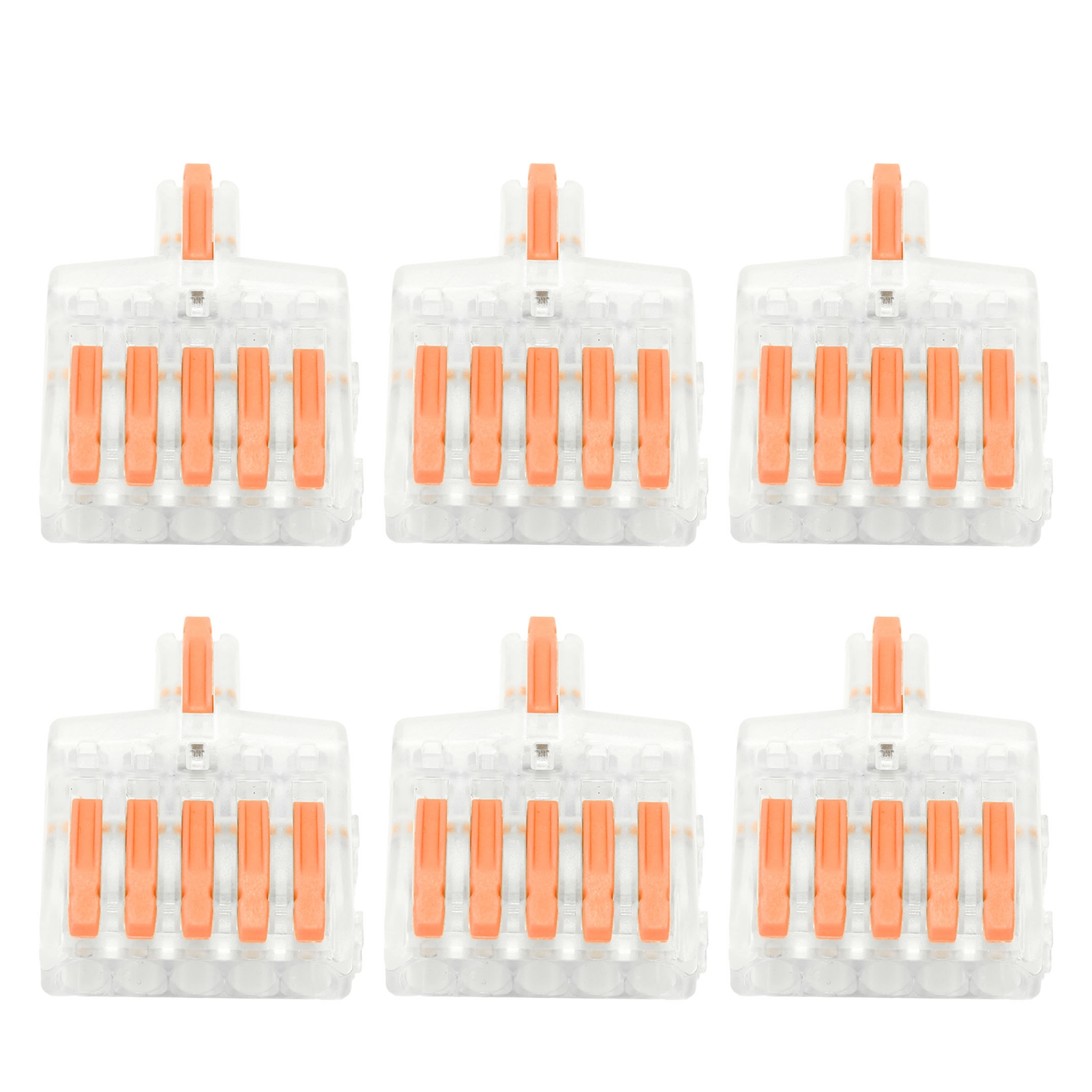 20-teiliger Schnellverbinder, T-stück, Kupferleiter, 5-in-1-leitungsverteiler, Orange