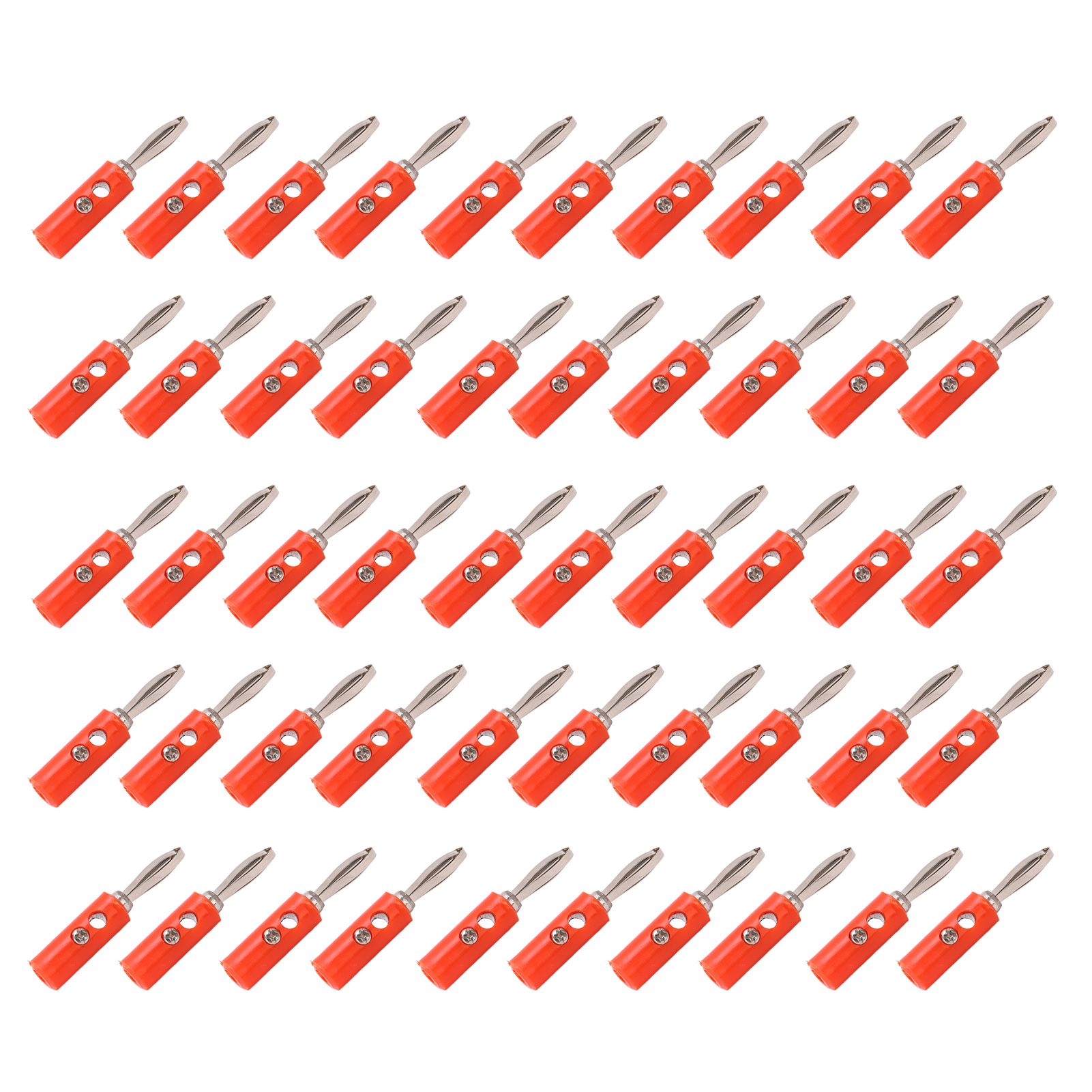 Jt-002 4-mm-bananenstecker, Neue Ausführung, Lötfrei, Für Bildungszwecke, Instrumente, Rot