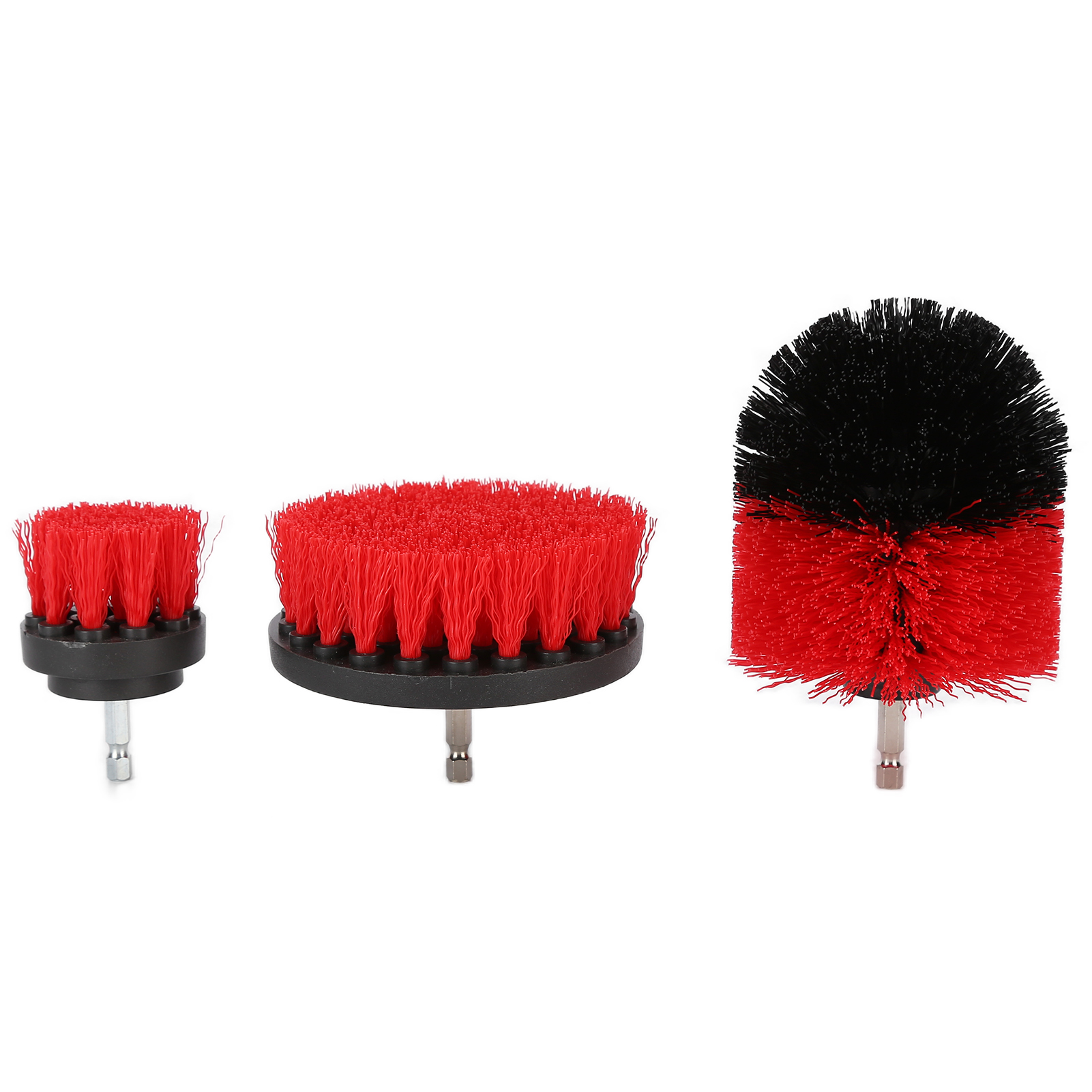 Reinigungsbürsten-set Für Bohrmaschinen, Reinigungsbürsten-set Mit Langer Verlängerung, Rot