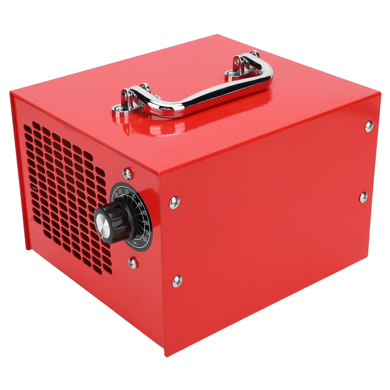 Tragbarer Ozongenerator, Leistungsstarker Luftreiniger, Rot, Mit Timer, Eu-stecker, 220 V, 10 G/h