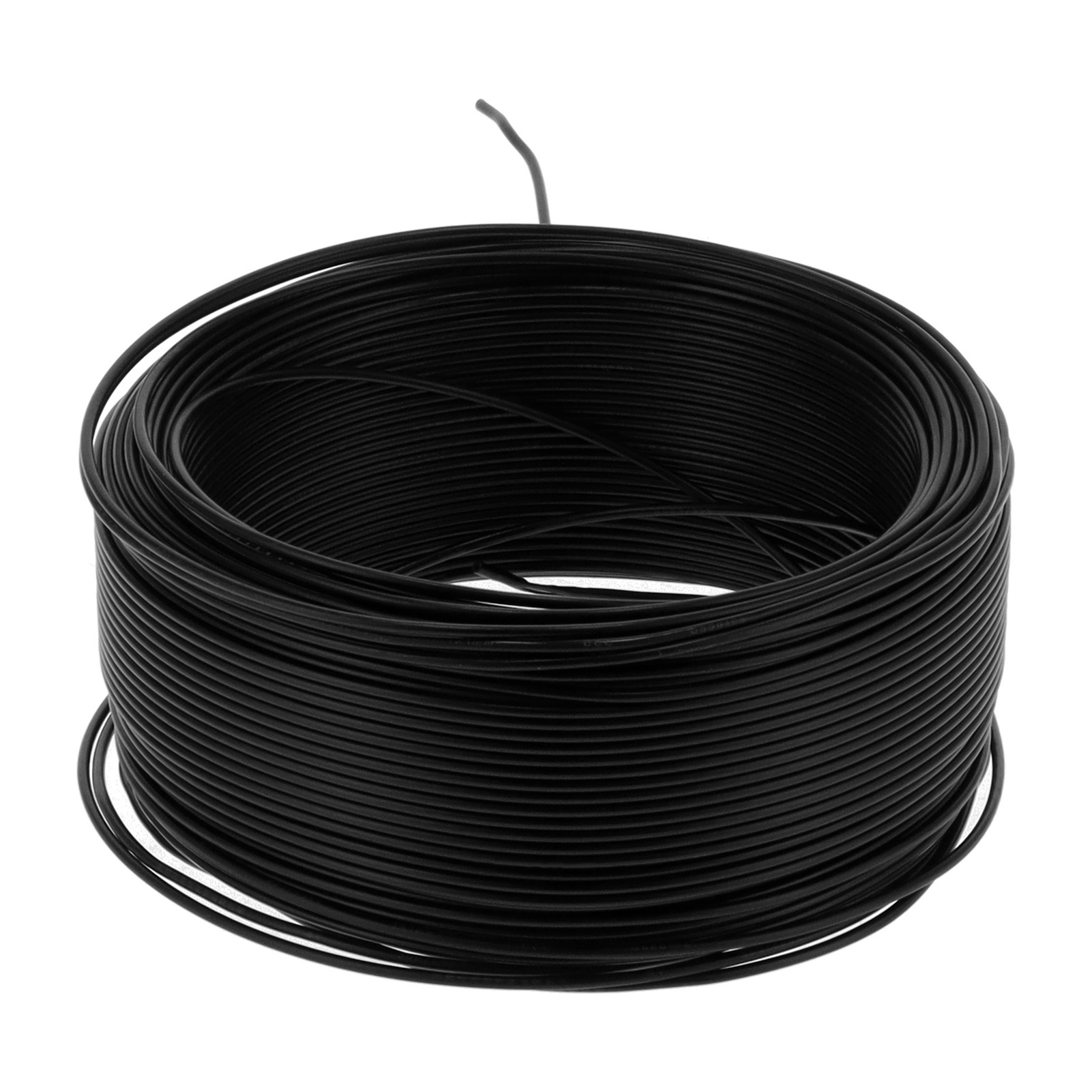 Bvv-1x1 7-adriges Flexibles Elektrokabel, Isolierter Roter Kupferdraht, 100 M / 328,1 Ft, Ac 300 V, Schwarz